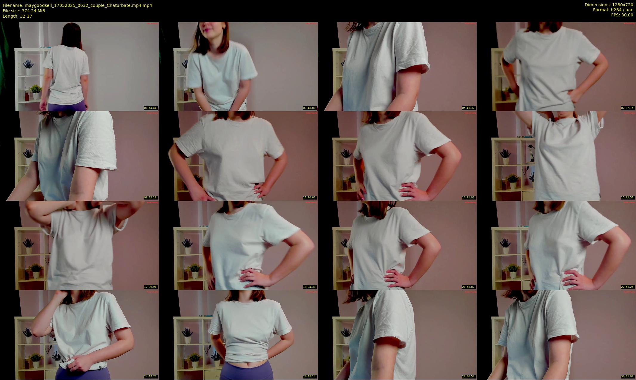 maygoodsell — 33 minute Chaturbate couple cam show recording, 720p, May 17, 2025