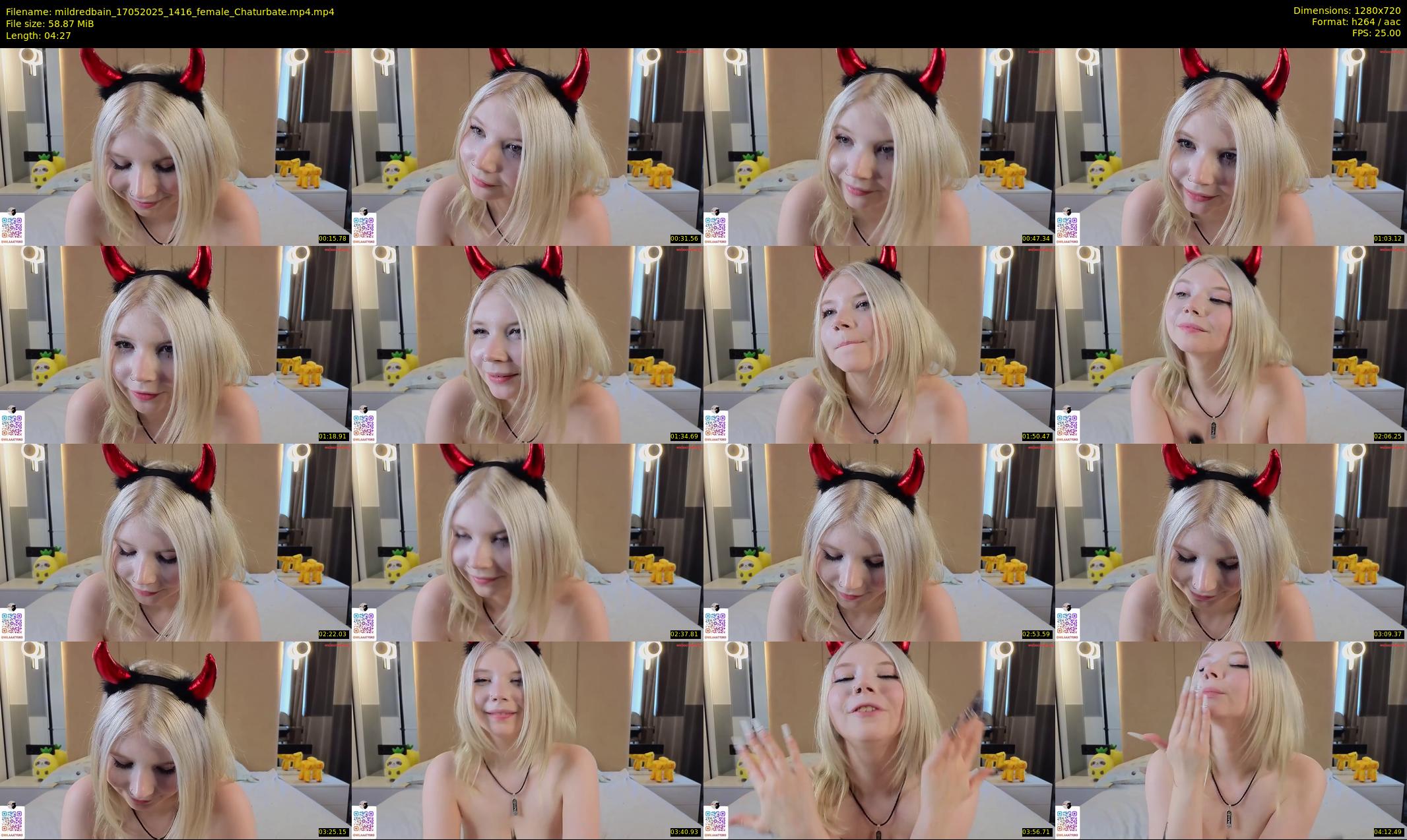 mildredbain — 5 minute Chaturbate female cam show recording, 720p, May 17, 2025