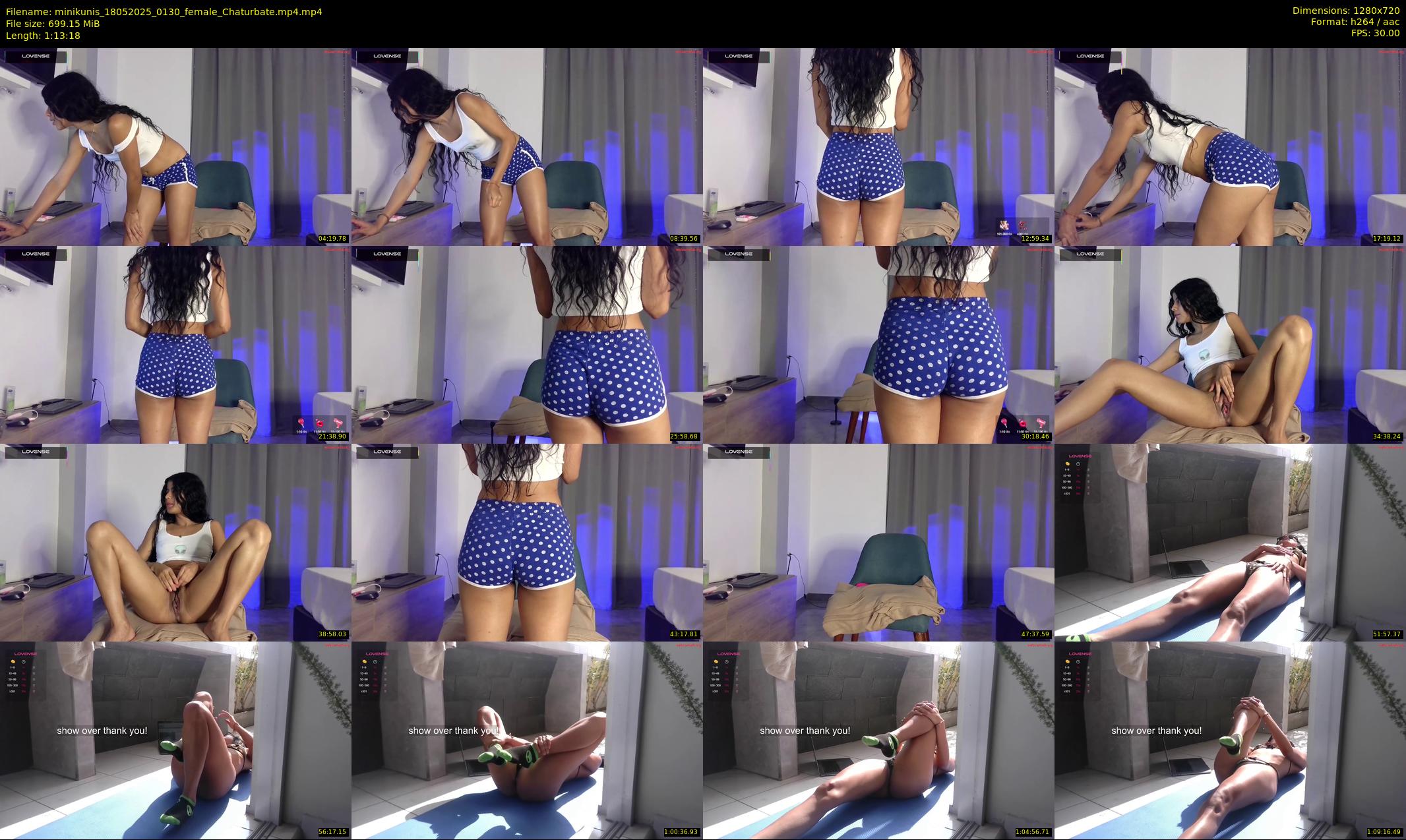 minikunis — 74 minute Chaturbate couple cam show recording, 720p, May 18, 2025
