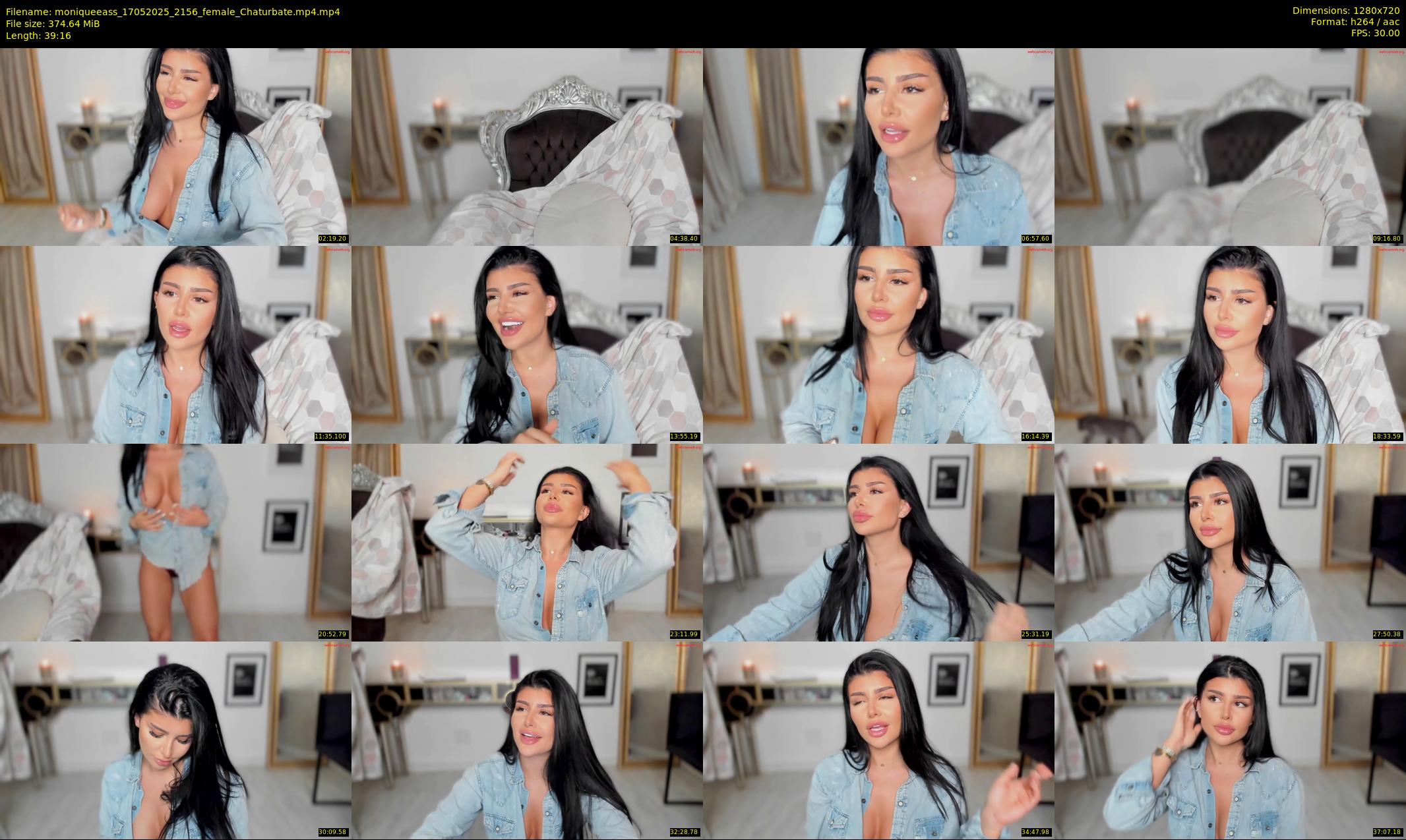 moniqueeass — 40 minute Chaturbate female cam show recording, 720p, May 17, 2025