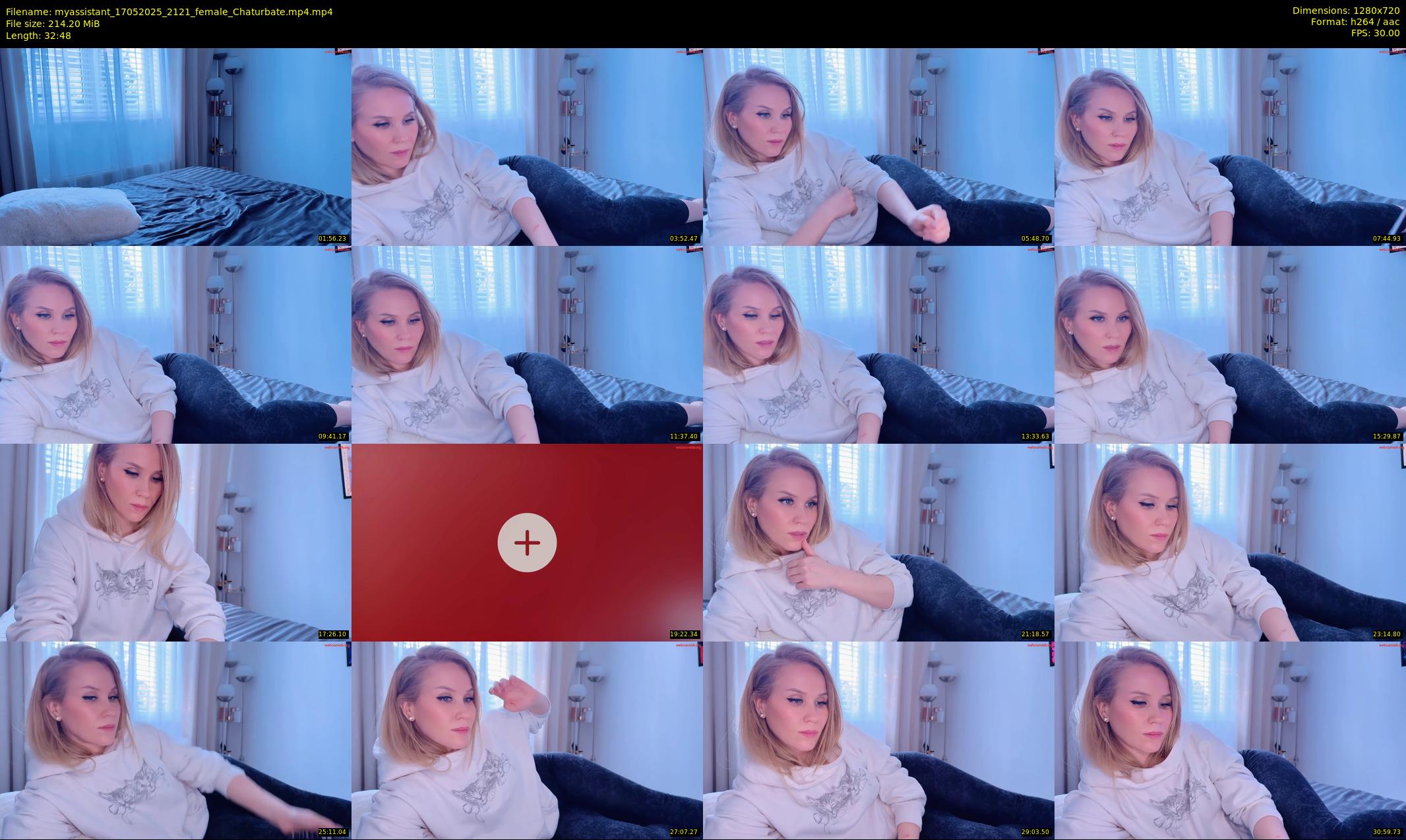 myassistant — 33 minute Chaturbate female cam show recording, 720p, May 17, 2025