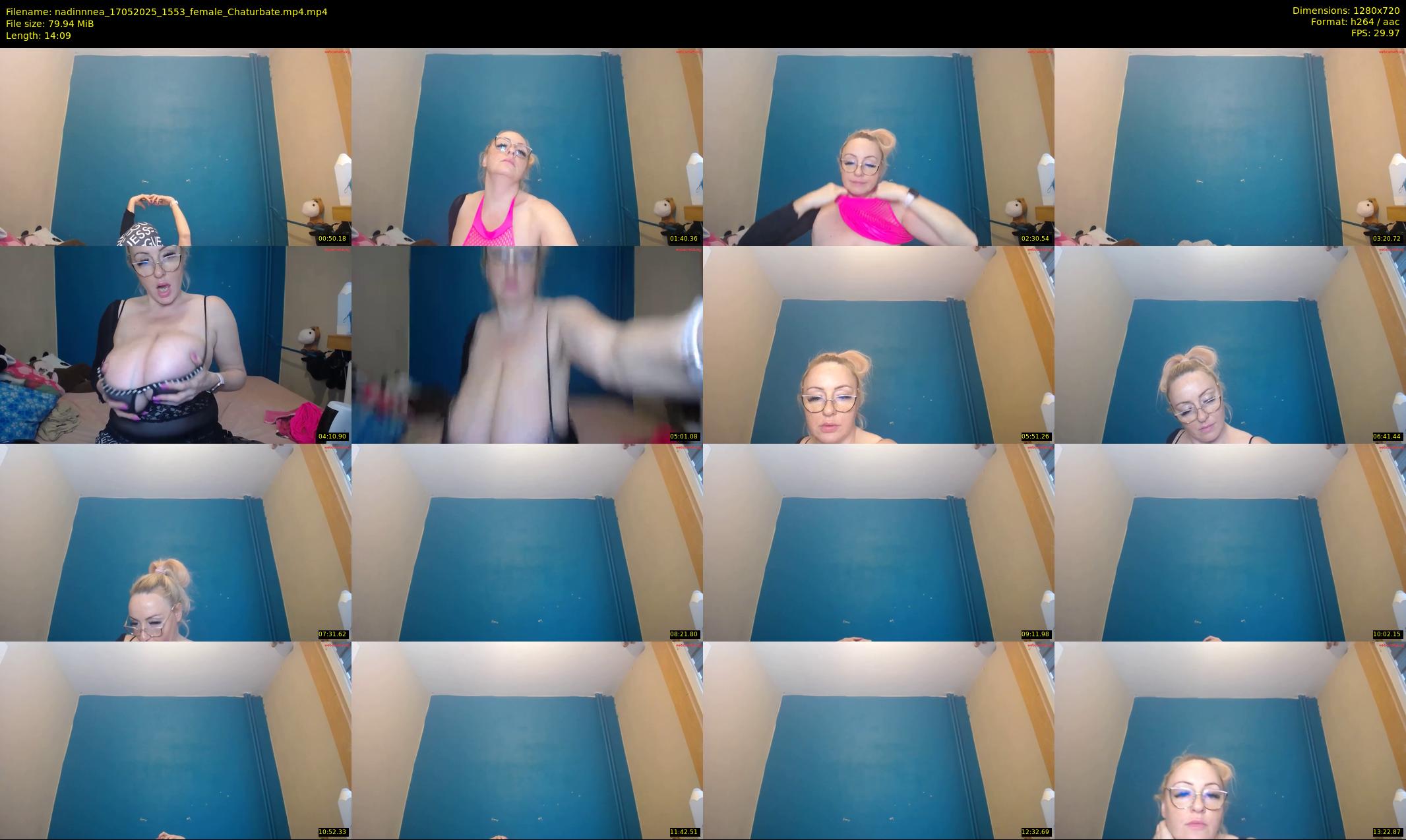 nadinnnea — 15 minute Chaturbate female cam show recording, 720p, May 17, 2025