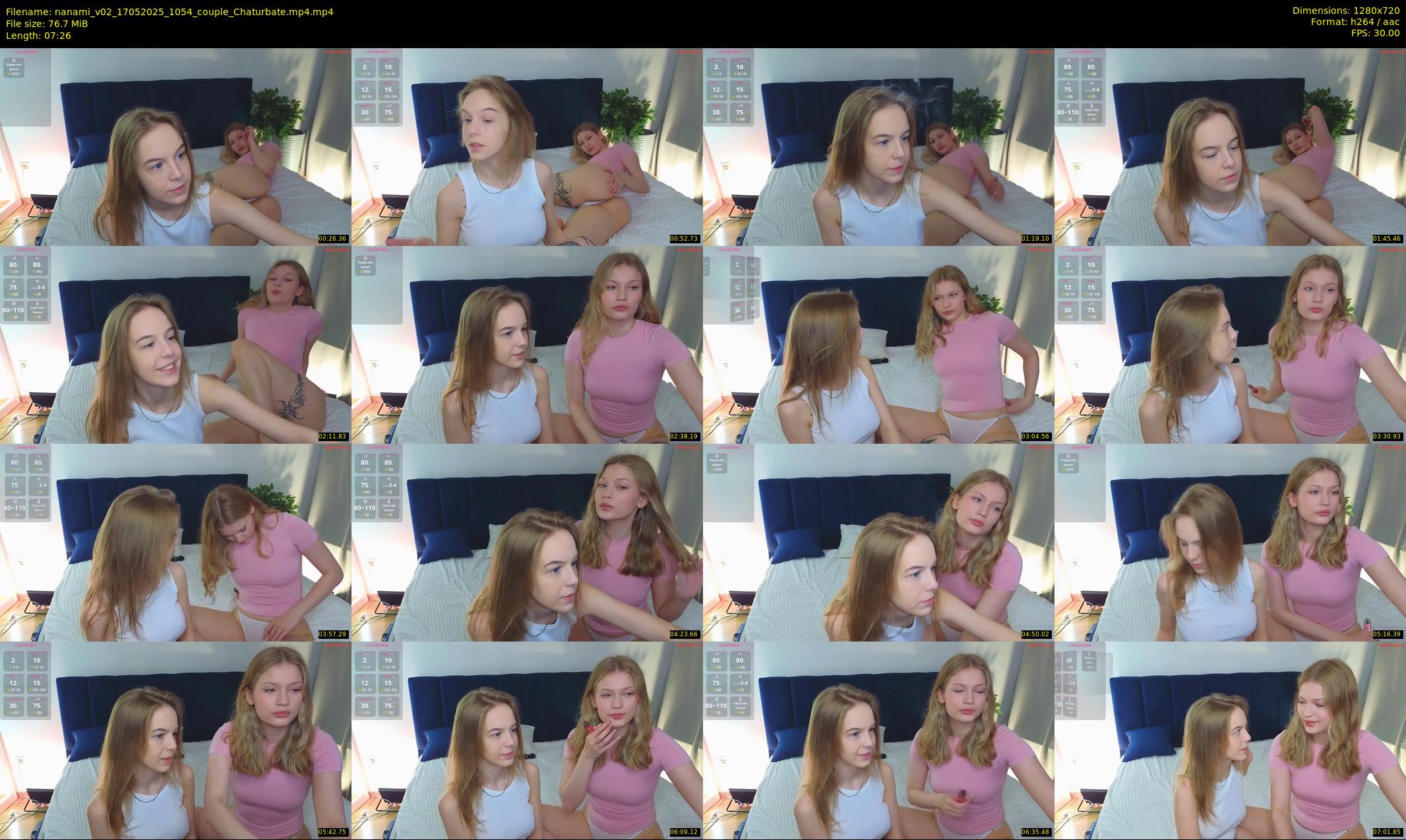 nanami_v02 — 8 minute Chaturbate couple cam show recording, 720p, May 17, 2025