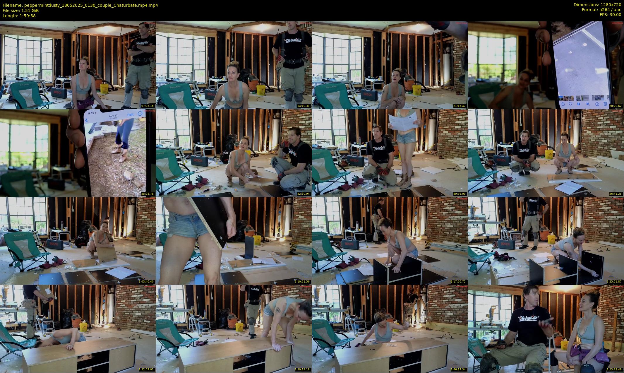 peppermintdusty — 120 minute Chaturbate couple cam show recording, 720p, May 18, 2025