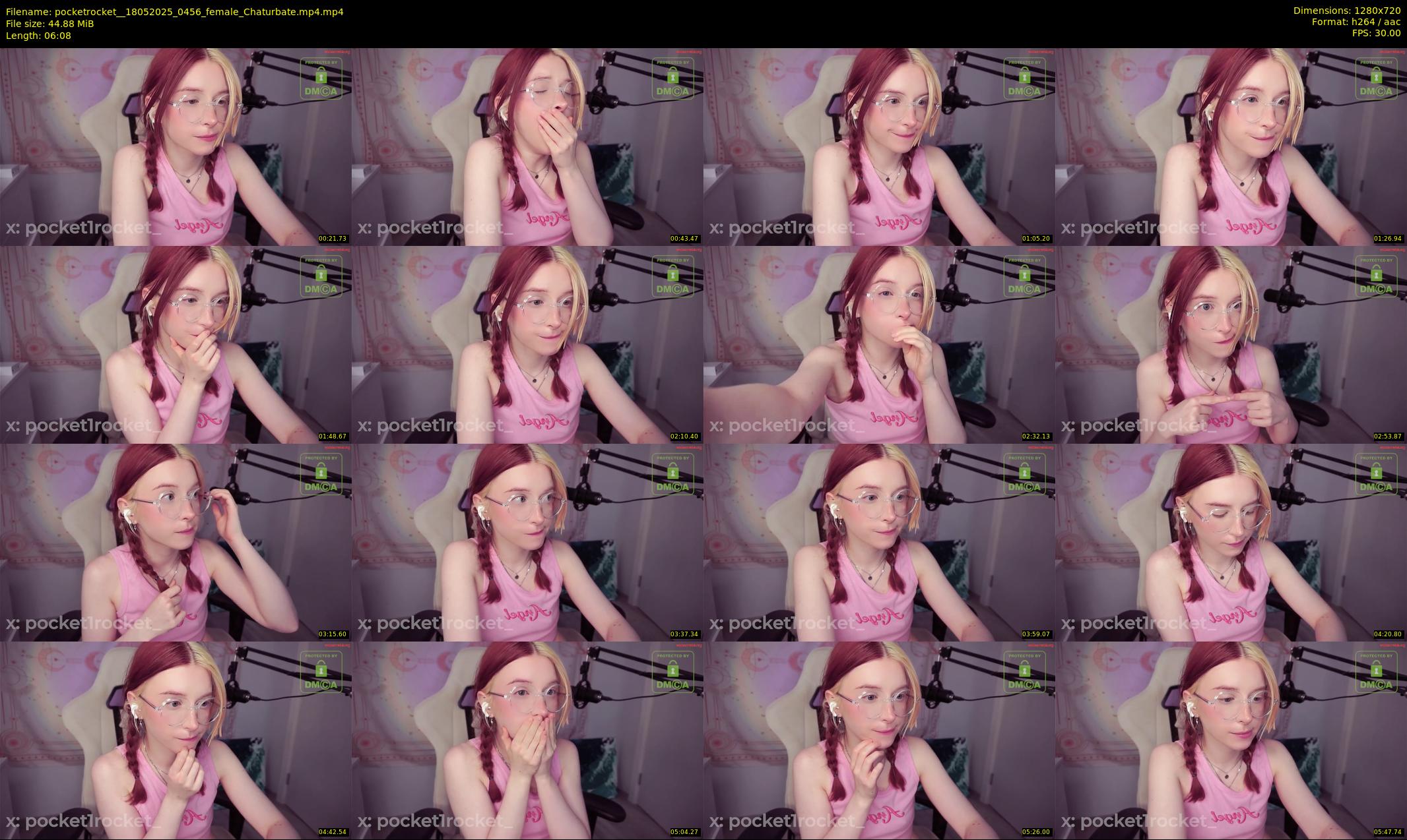 pocketrocket_ — 7 minute Chaturbate female cam show recording, 720p, May 18, 2025