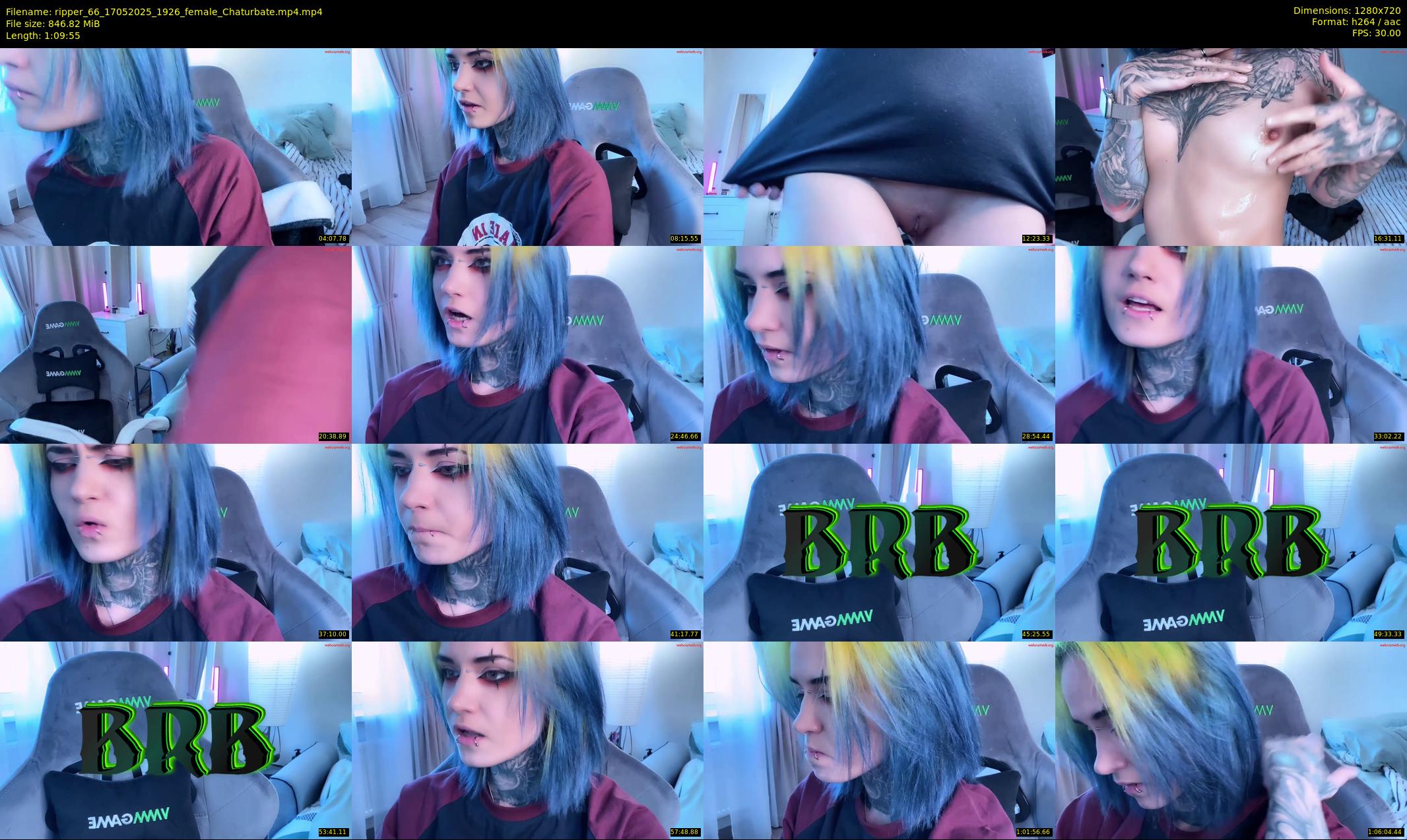 ripper_66 — 70 minute Chaturbate female cam show recording, 720p, May 17, 2025