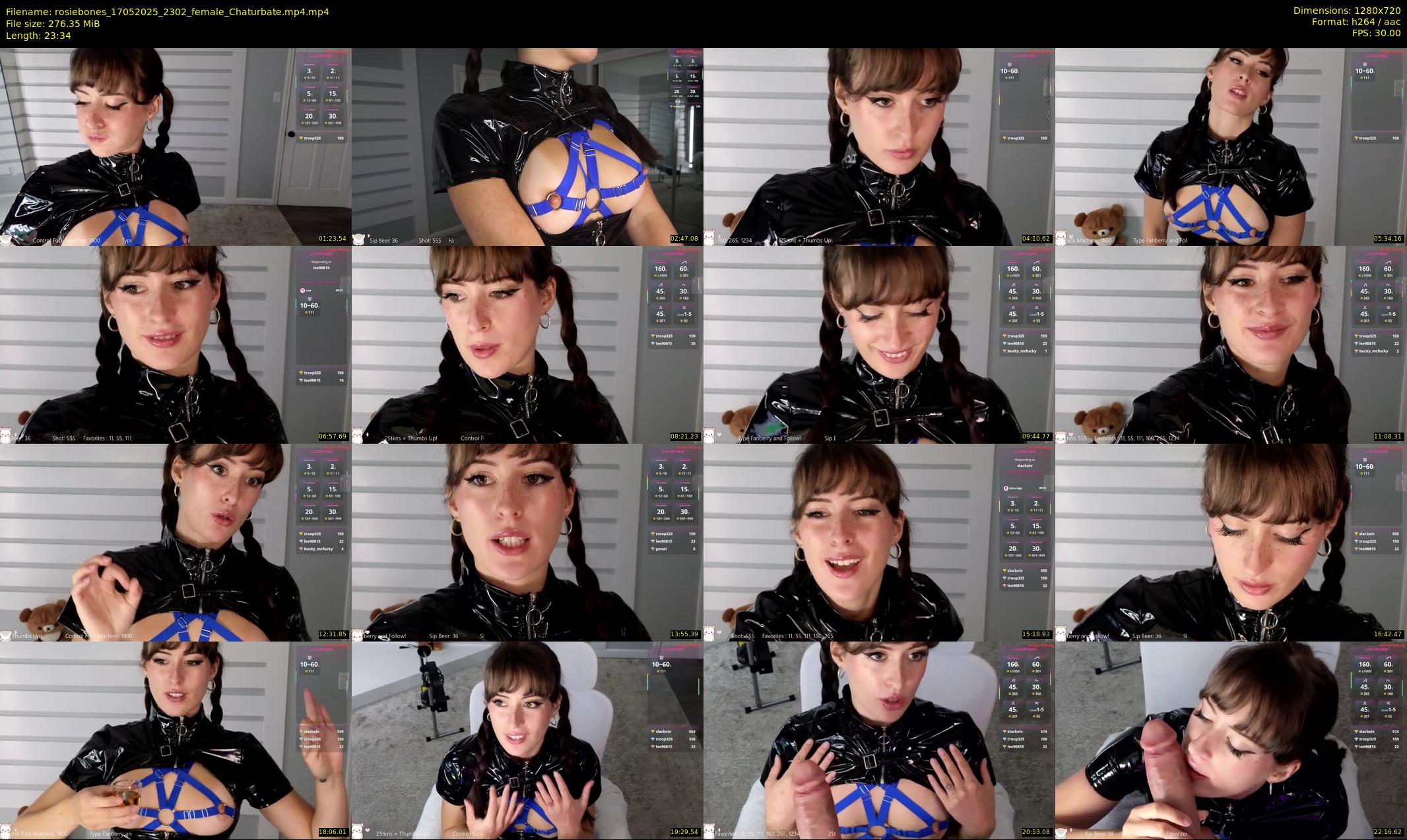 rosiebones — 24 minute Chaturbate female cam show recording, 720p, May 17, 2025