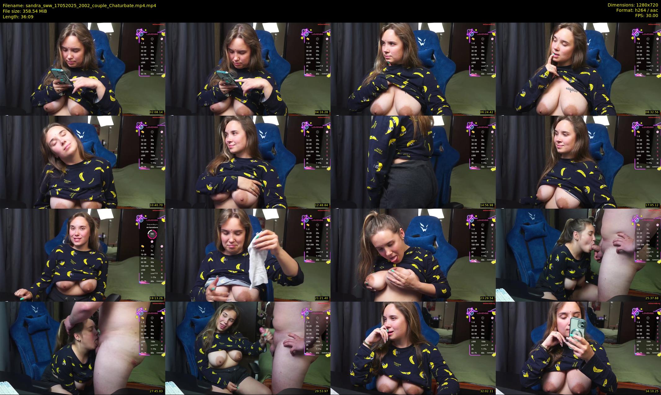 sandra_sww — 37 minute Chaturbate couple cam show recording, 720p, May 17, 2025