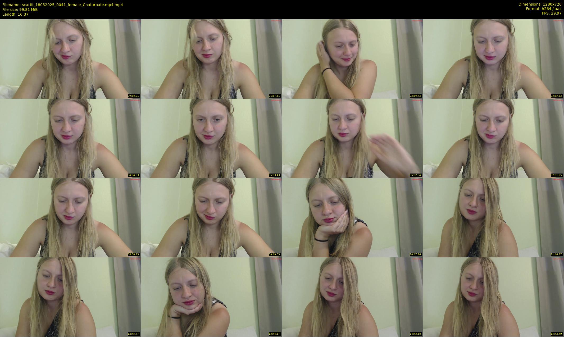 scartit — 17 minute Chaturbate female cam show recording, 720p, May 18, 2025
