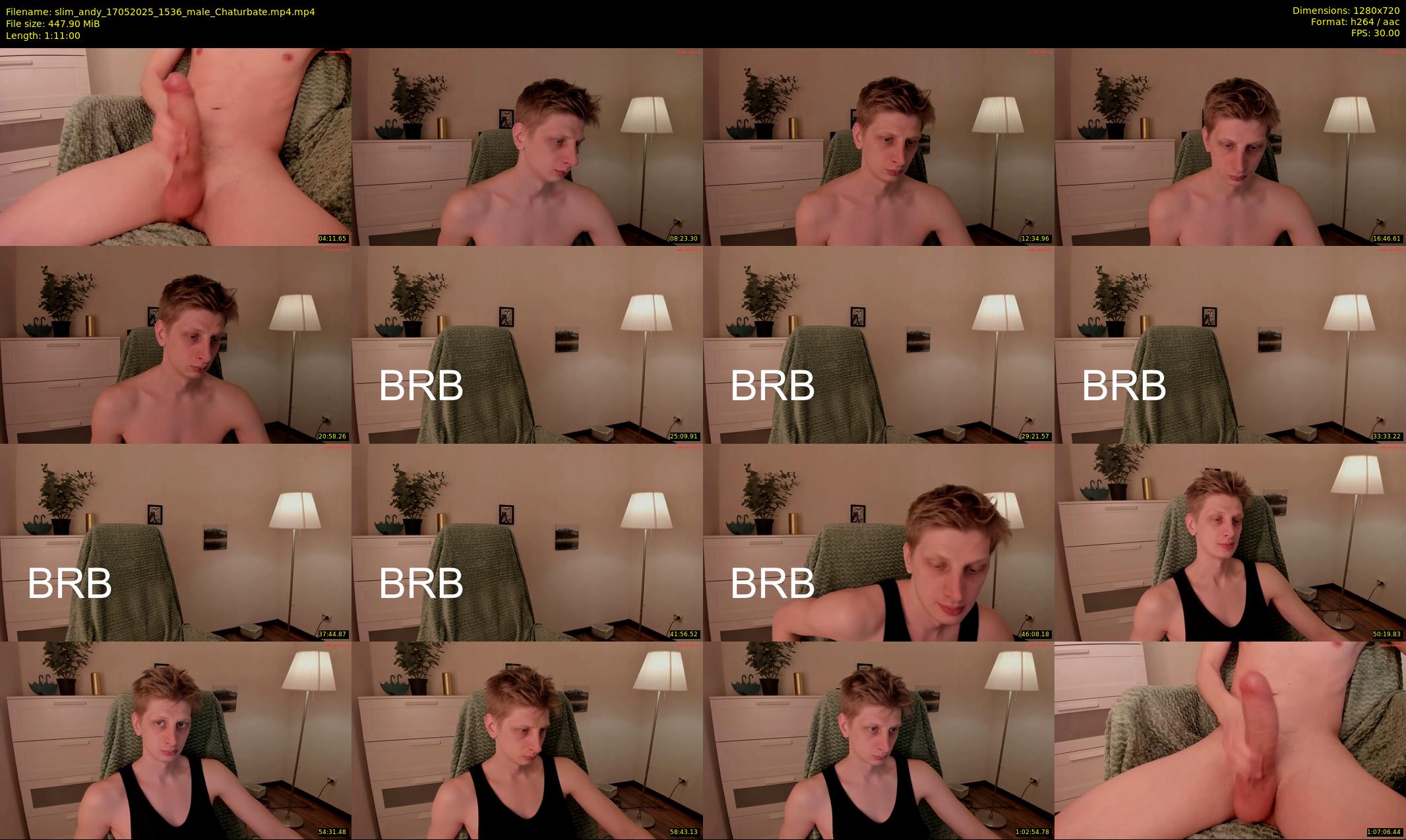 slim_andy — 71 minute Chaturbate male cam show recording, 720p, May 17, 2025