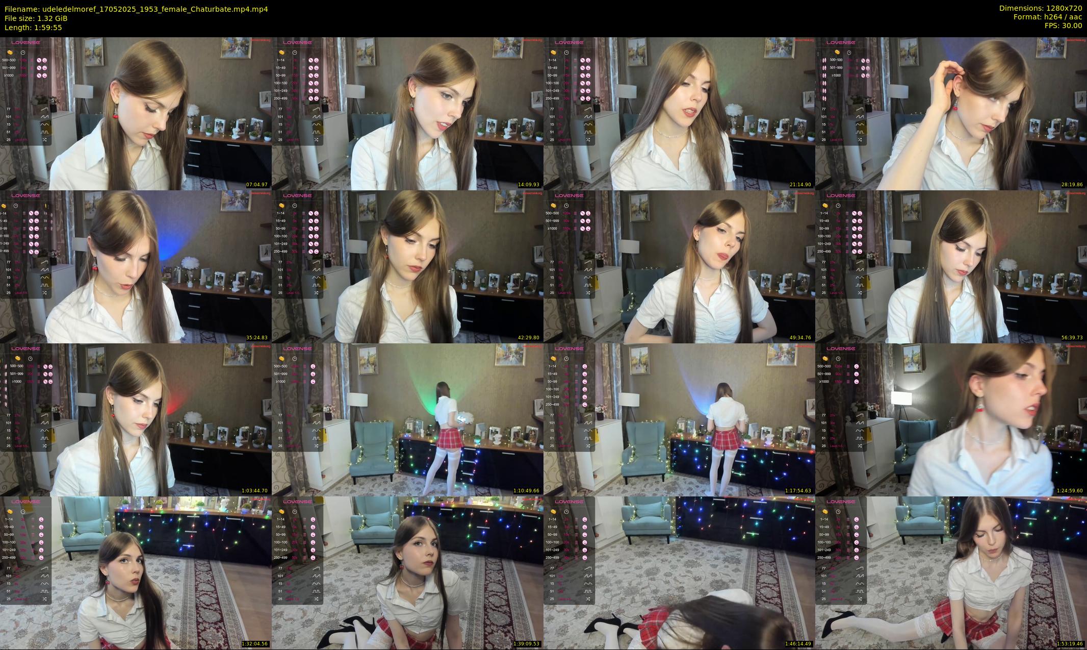 udeledelmoref — 120 minute Chaturbate female cam show recording, 720p, May 17, 2025