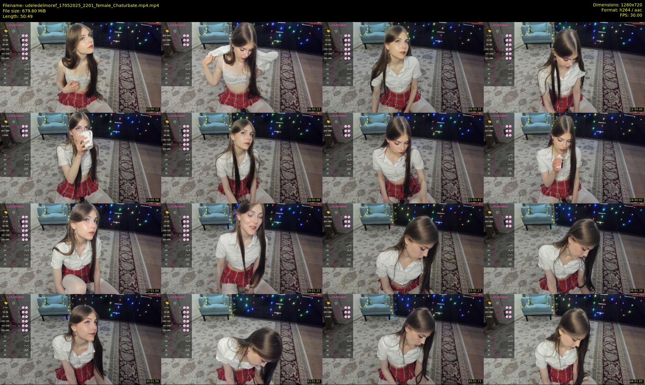udeledelmoref — 51 minute Chaturbate female cam show recording, 720p, May 17, 2025