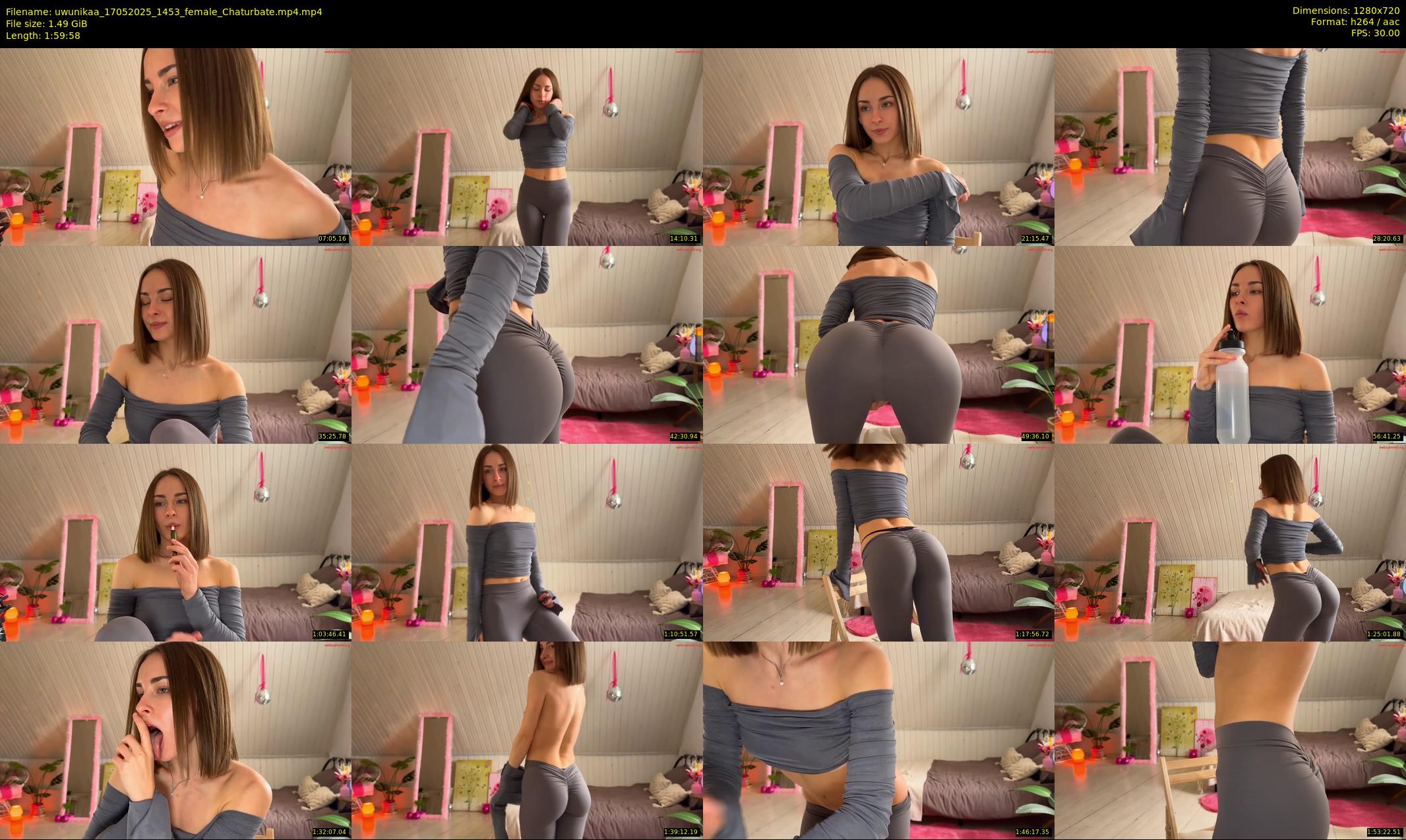 uwunikaa — 120 minute Chaturbate female cam show recording, 720p, May 17, 2025