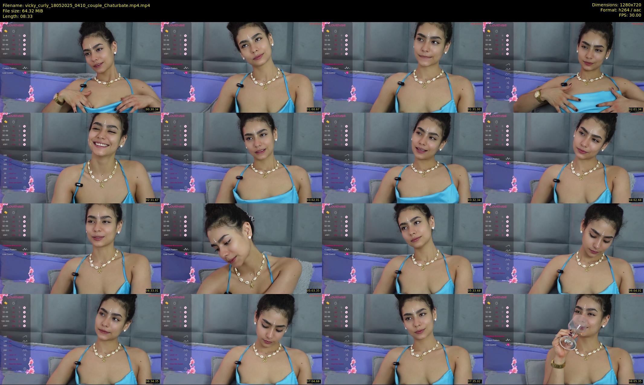 vicky_curly — 9 minute Chaturbate female cam show recording, 720p, May 18, 2025