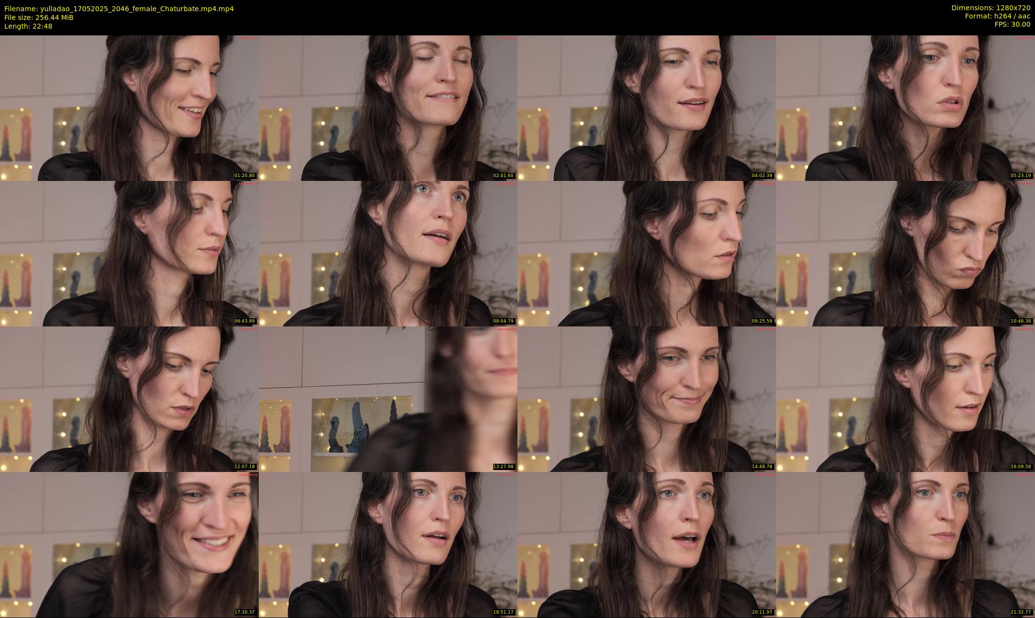yulladao — 23 minute Chaturbate female cam show recording, 720p, May 17, 2025