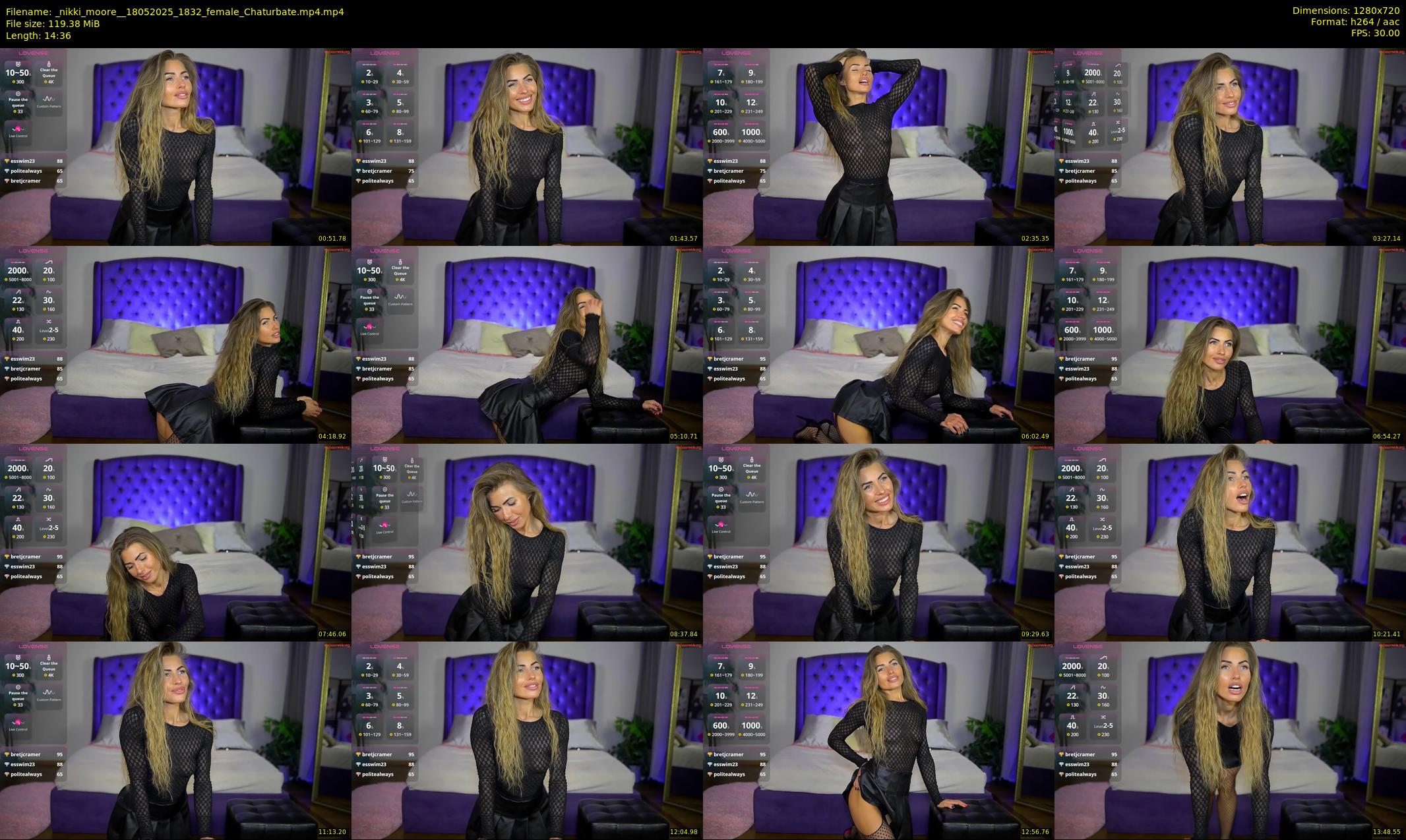 _nikki_moore_ — 15 minute Chaturbate female cam show recording, 720p, May 18, 2025