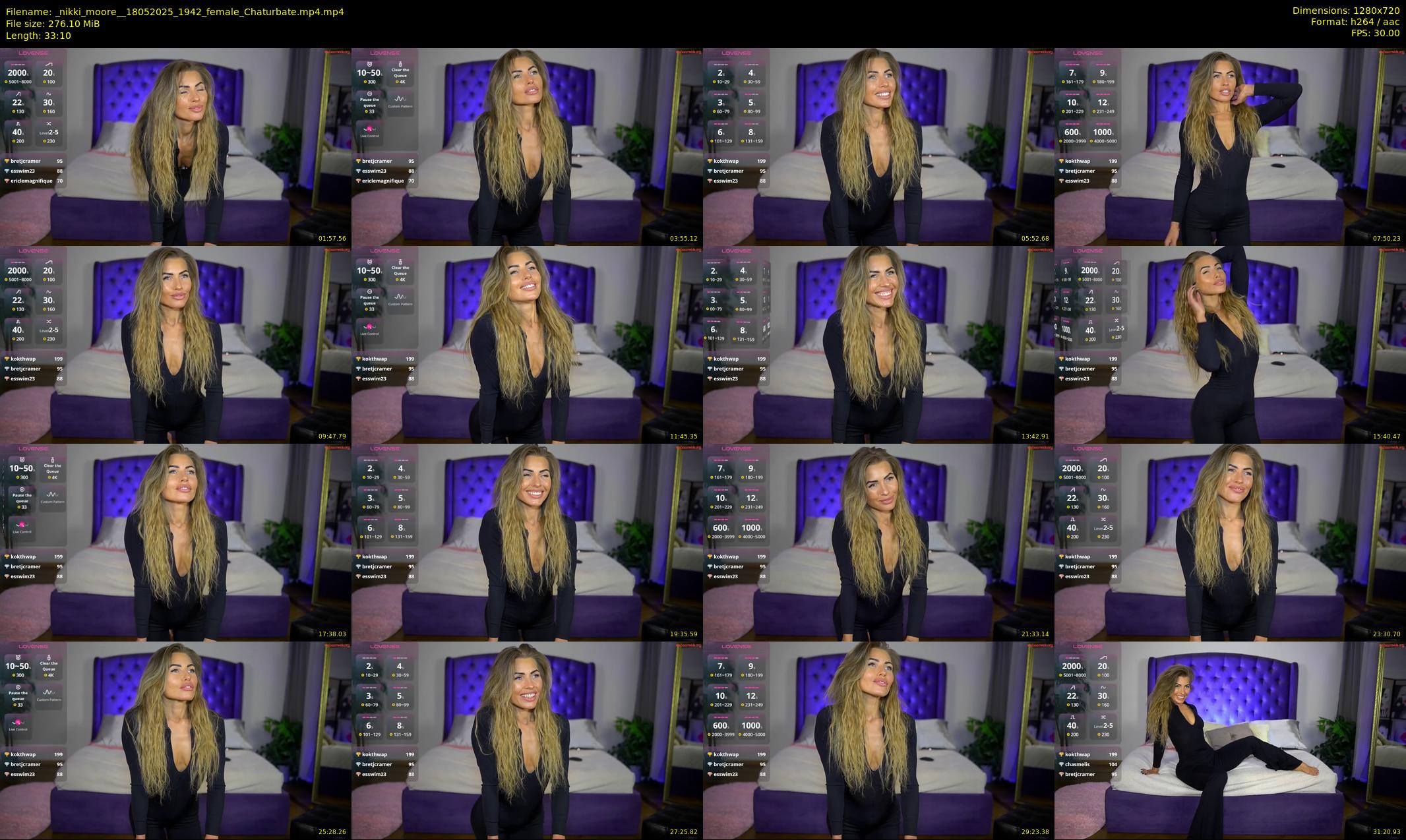_nikki_moore_ — 34 minute Chaturbate female cam show recording, 720p, May 18, 2025