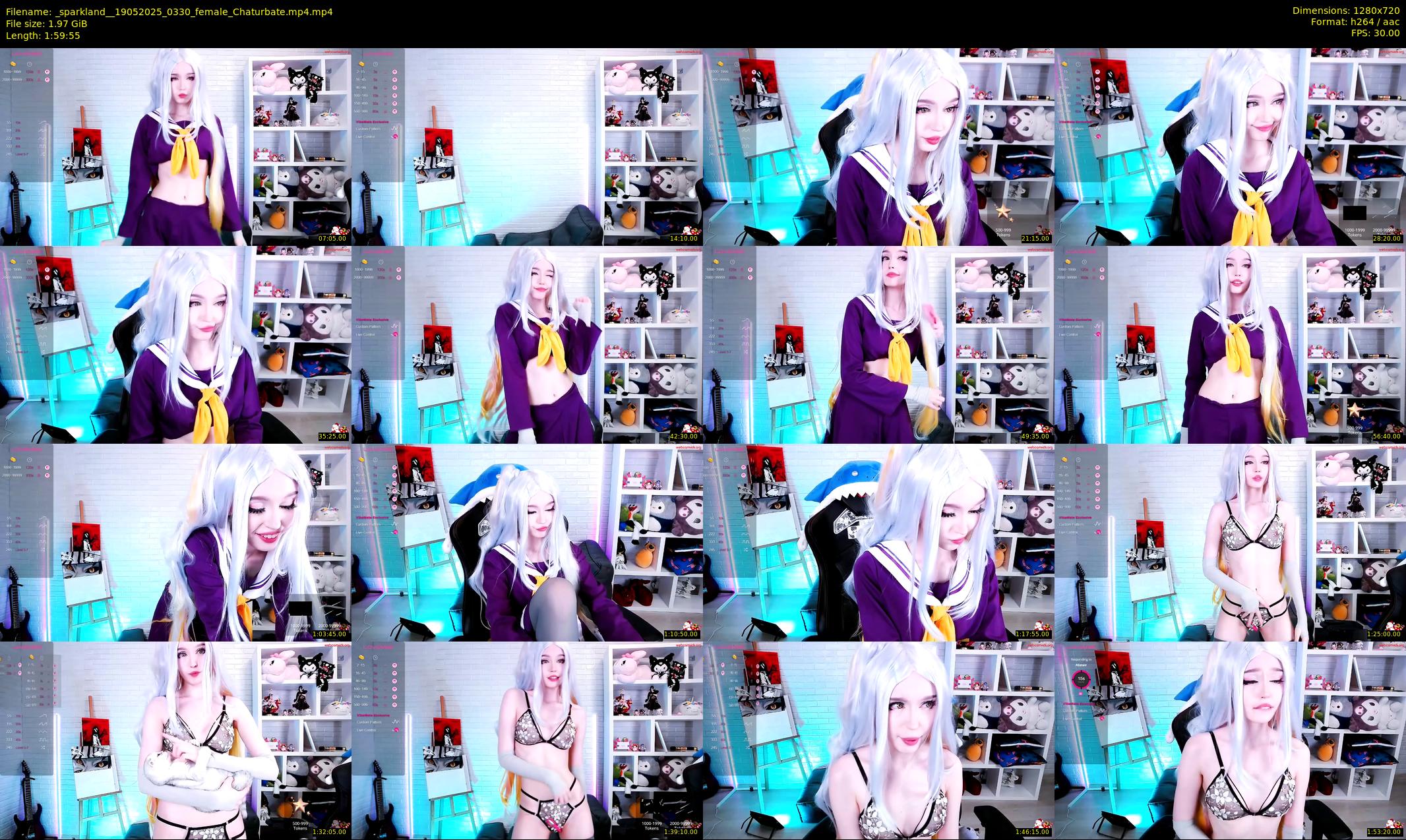 _sparkland_ — 120 minute Chaturbate female cam show recording, 720p, May 19, 2025