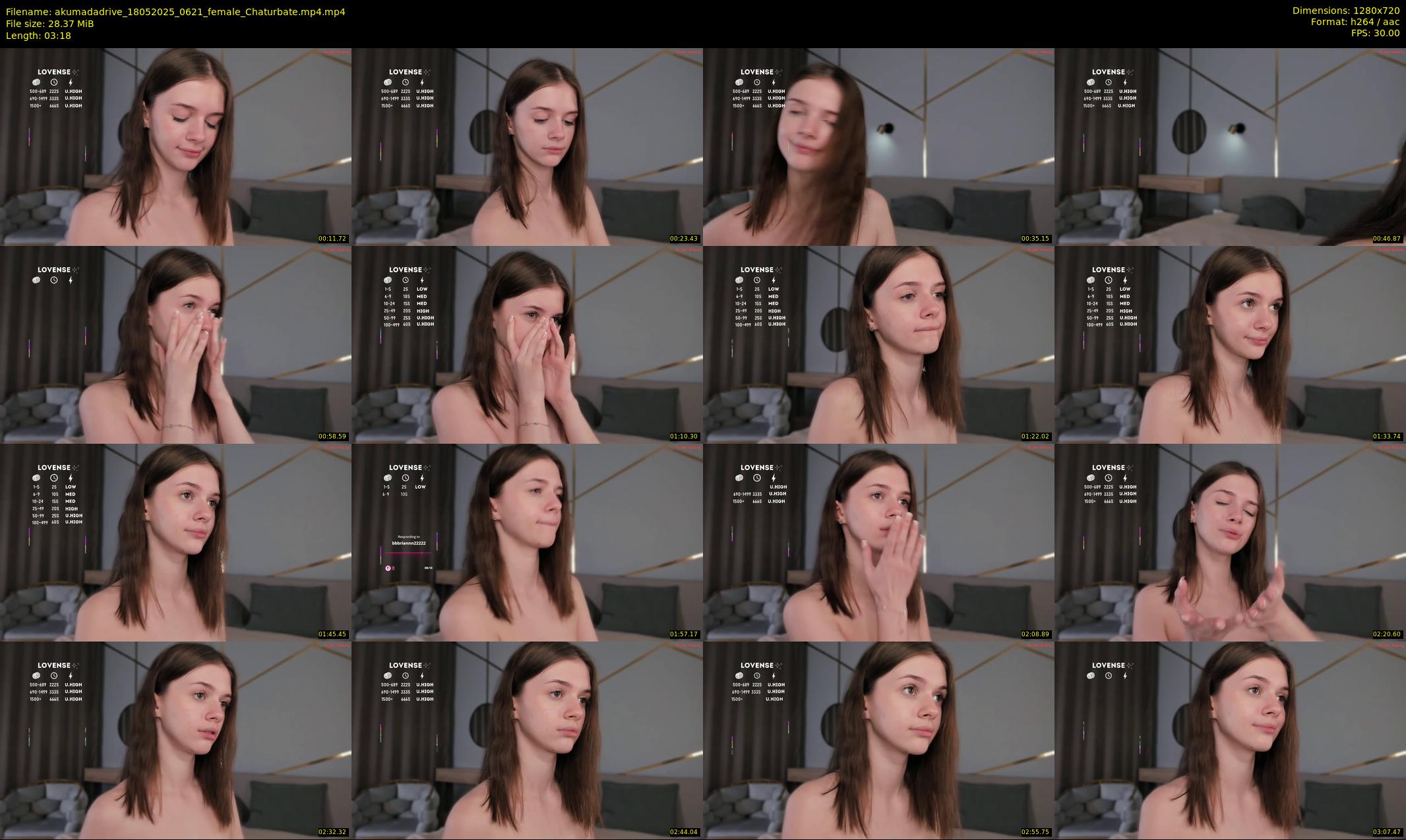 akumadadrive — 4 minute Chaturbate female cam show recording, 720p, May 18, 2025