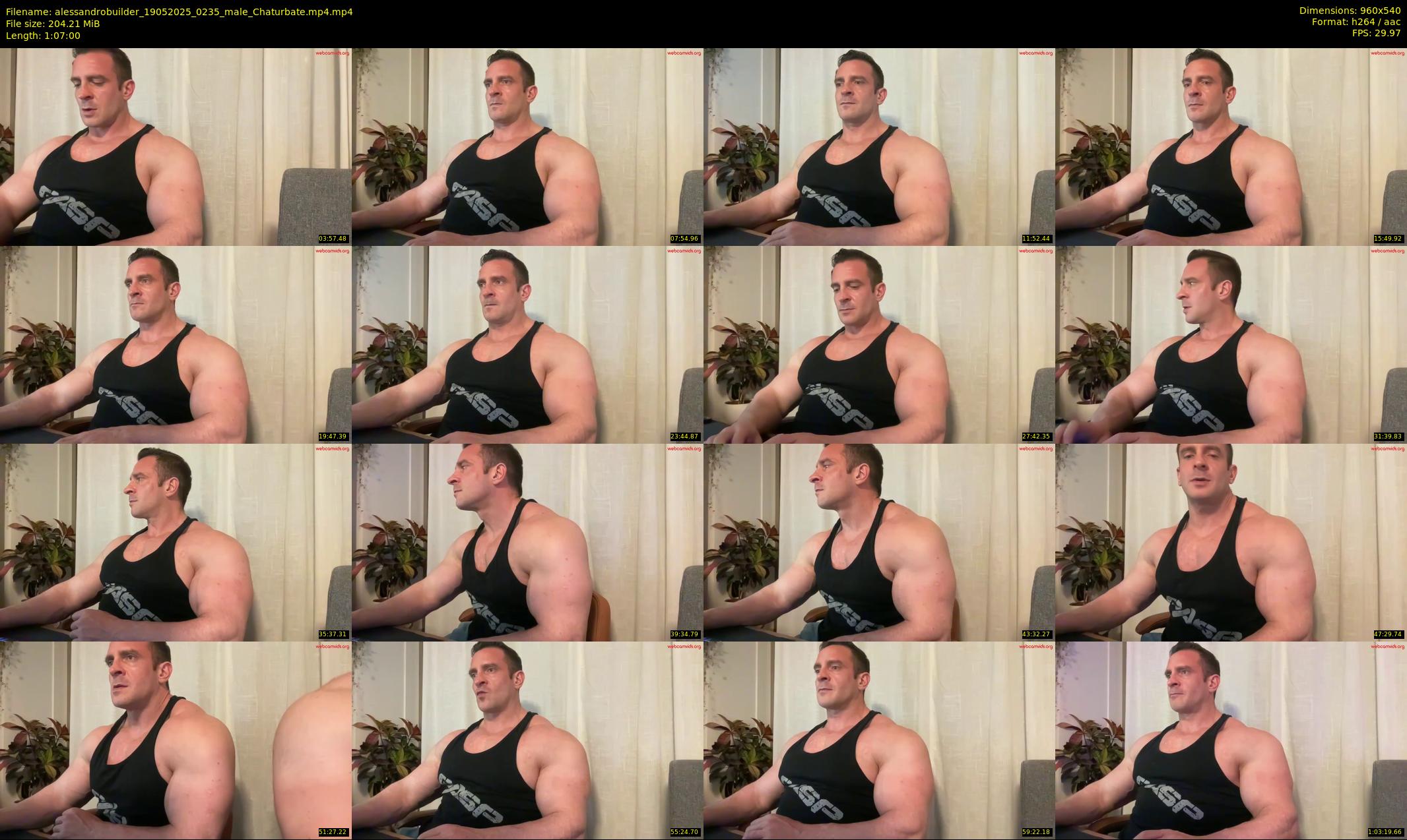 alessandrobuilder — 67 minute Chaturbate couple cam show recording, 480p, May 19, 2025