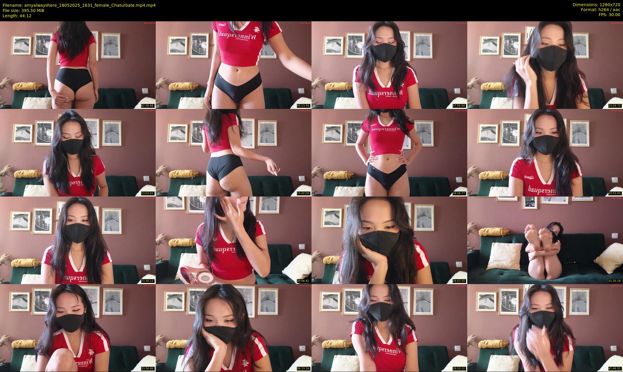 amyalwayshere — 45 minute Chaturbate female cam show recording, 720p, May 18, 2025