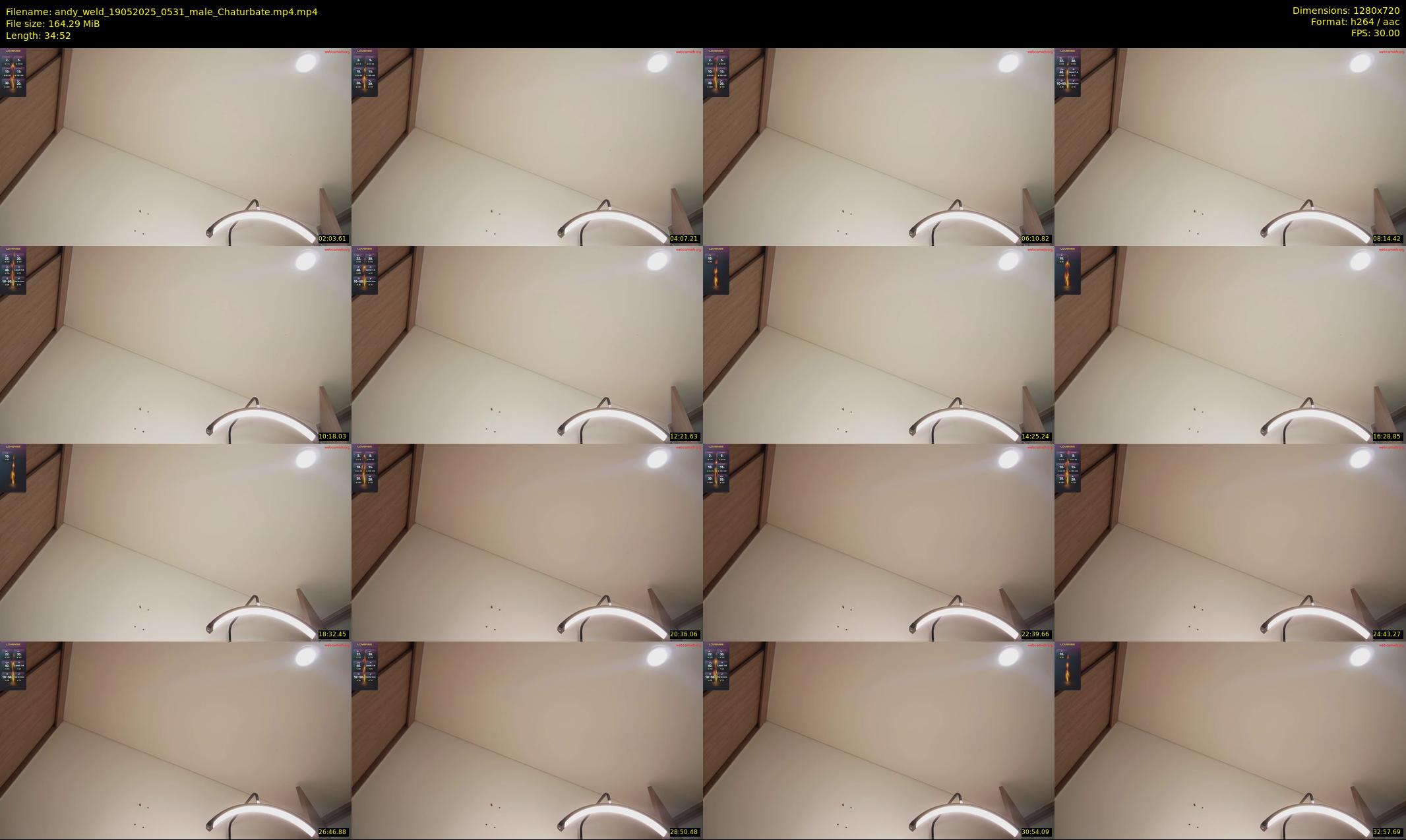 andy_weld — 35 minute Chaturbate male cam show recording, 720p, May 19, 2025