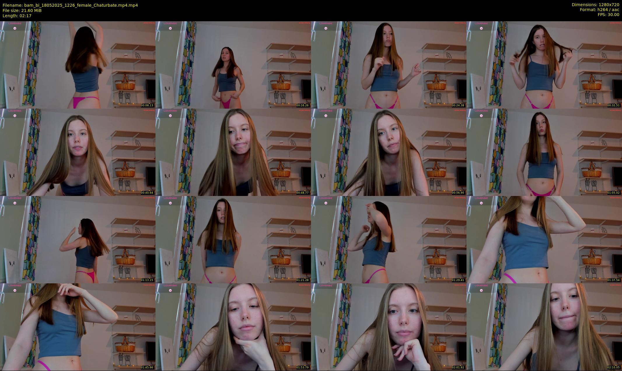 bam_bi — 3 minute Chaturbate female cam show recording, 720p, May 18, 2025