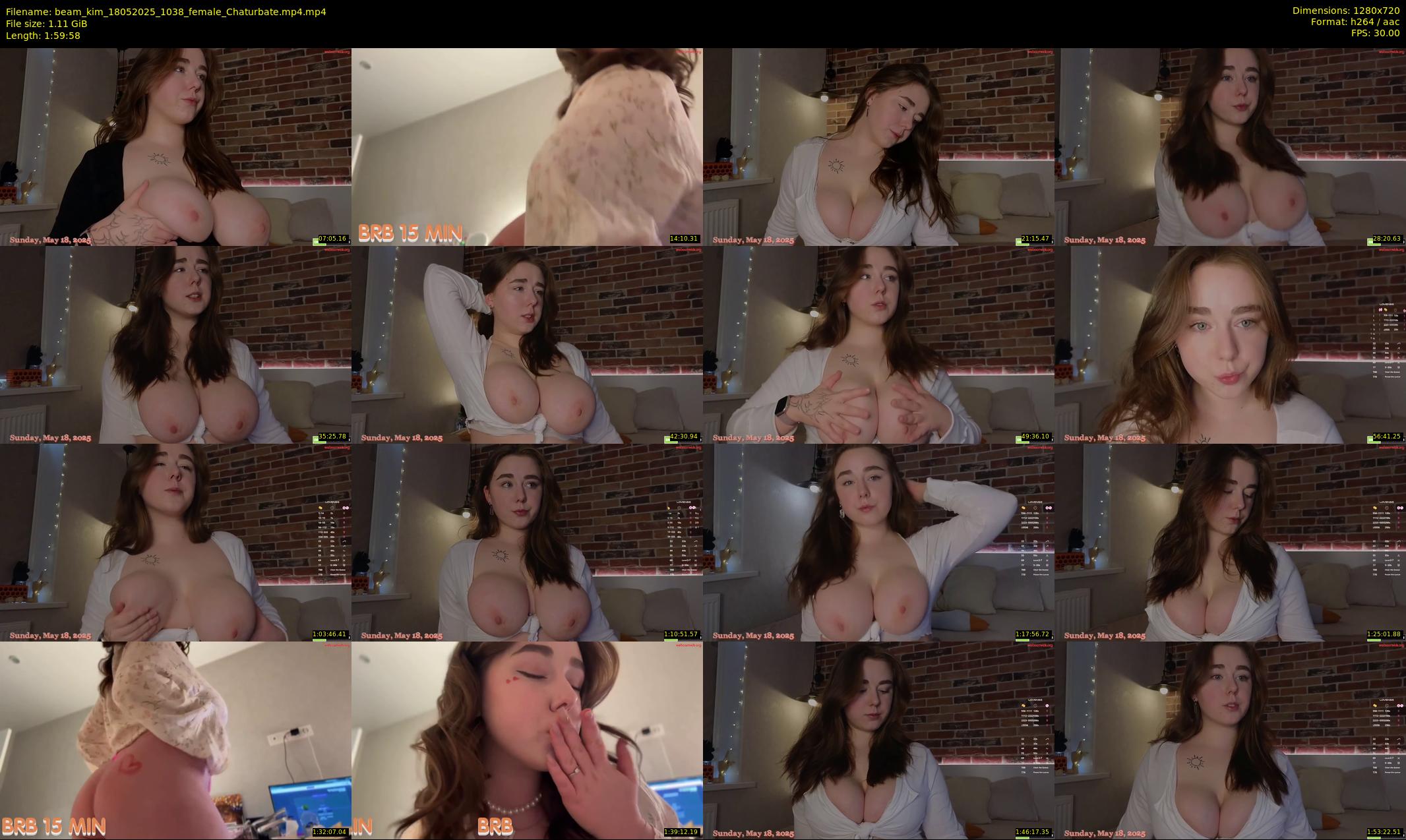 beam_kim — 120 minute Chaturbate female cam show recording, 720p, May 18, 2025