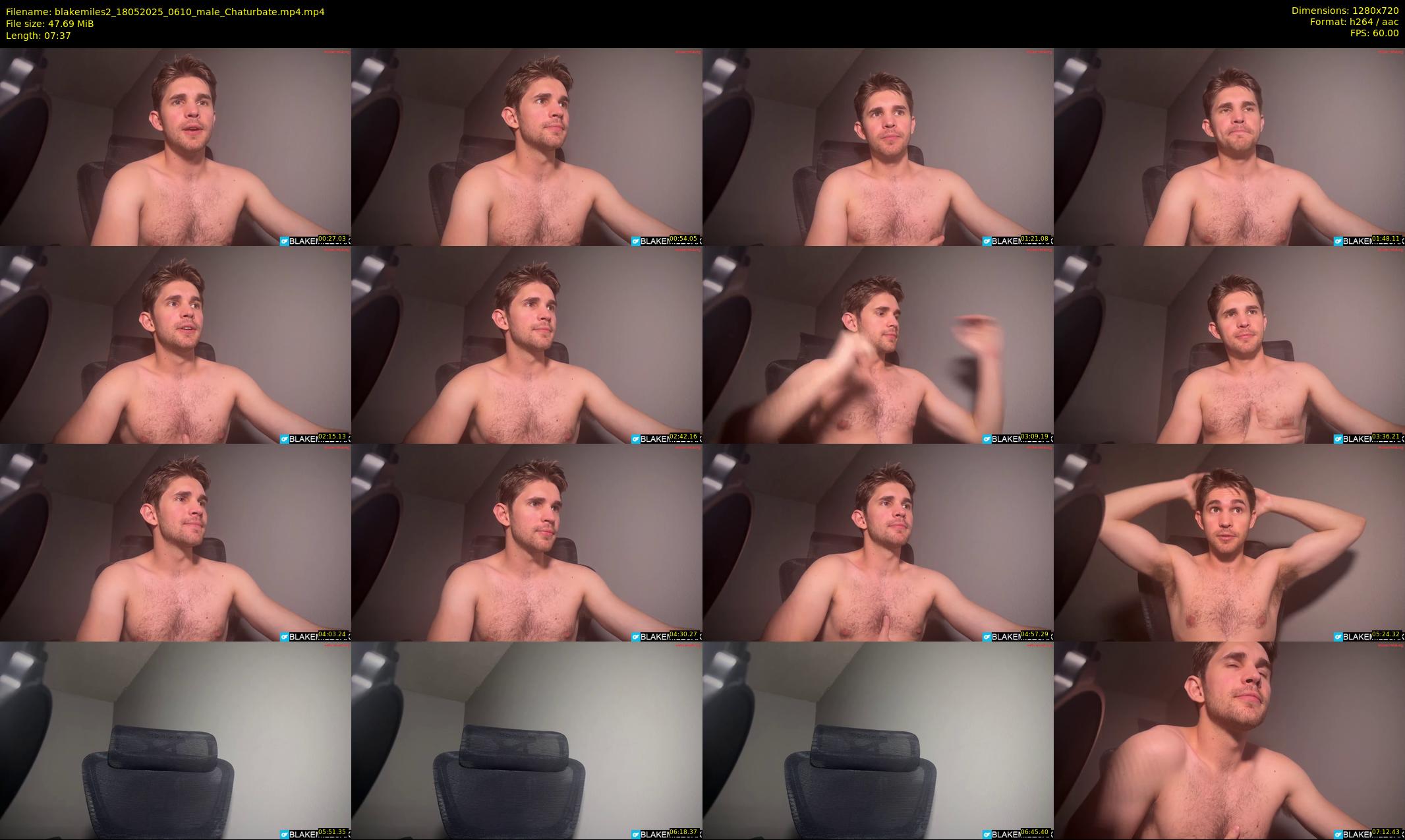 blakemiles2 — 8 minute Chaturbate male cam show recording, 720p, May 18, 2025