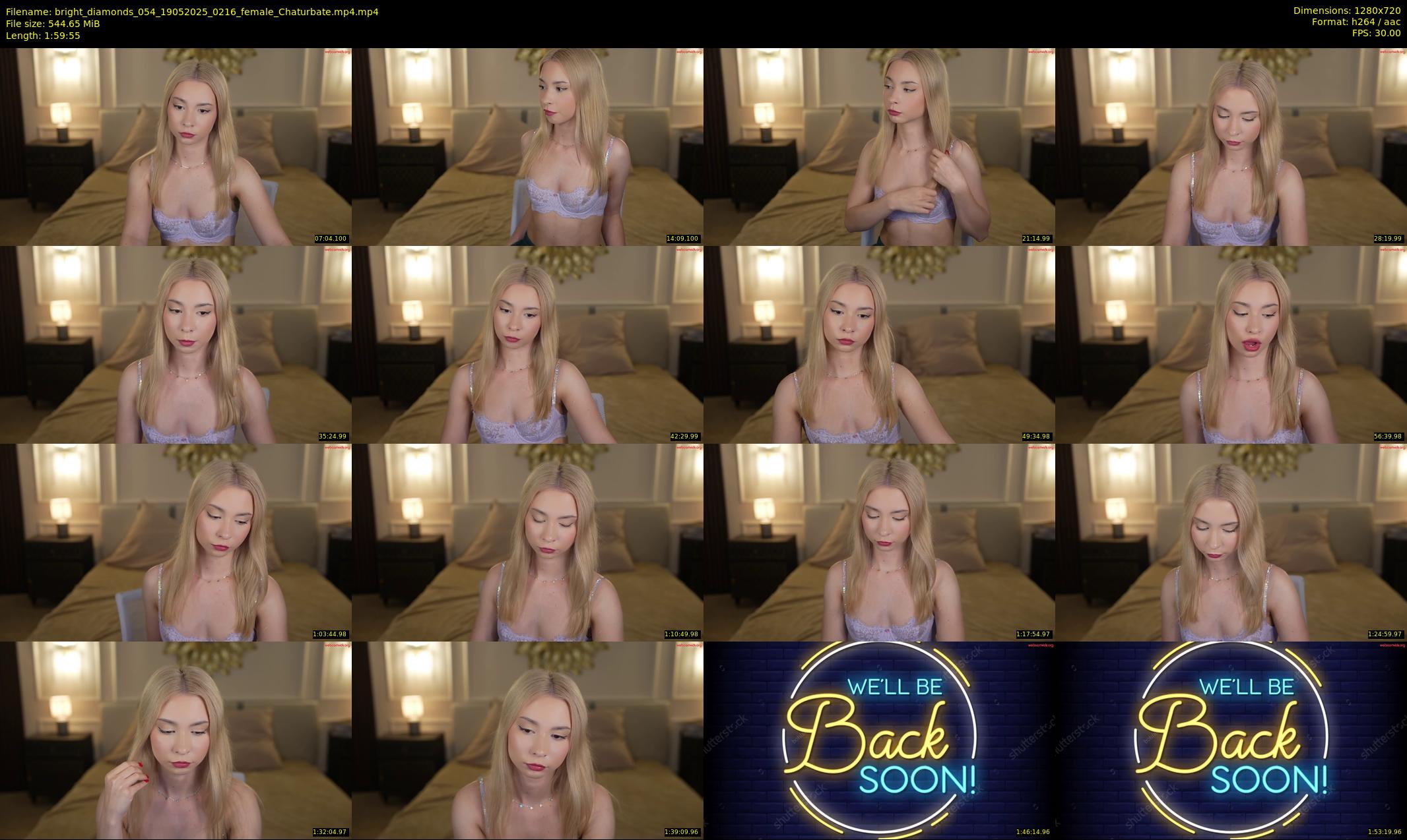 bright_diamonds_054 — 120 minute Chaturbate couple cam show recording, 720p, May 19, 2025
