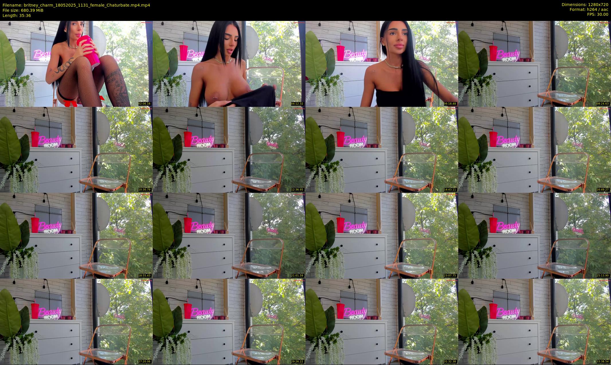 britney_charm — 36 minute Chaturbate female cam show recording, 720p, May 18, 2025