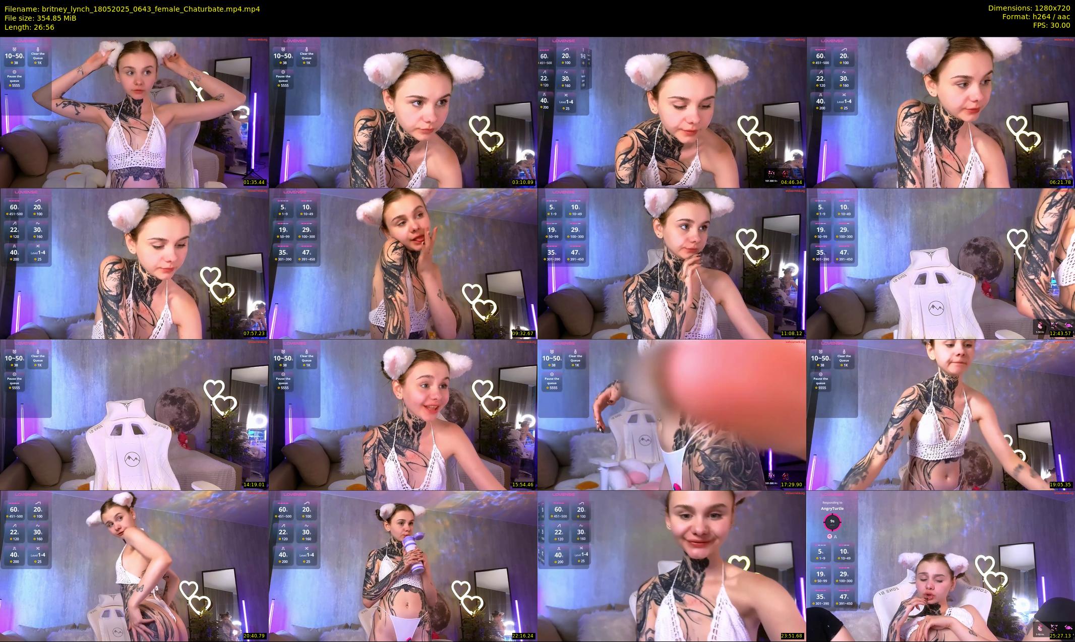 britney_lynch — 27 minute Chaturbate female cam show recording, 720p, May 18, 2025