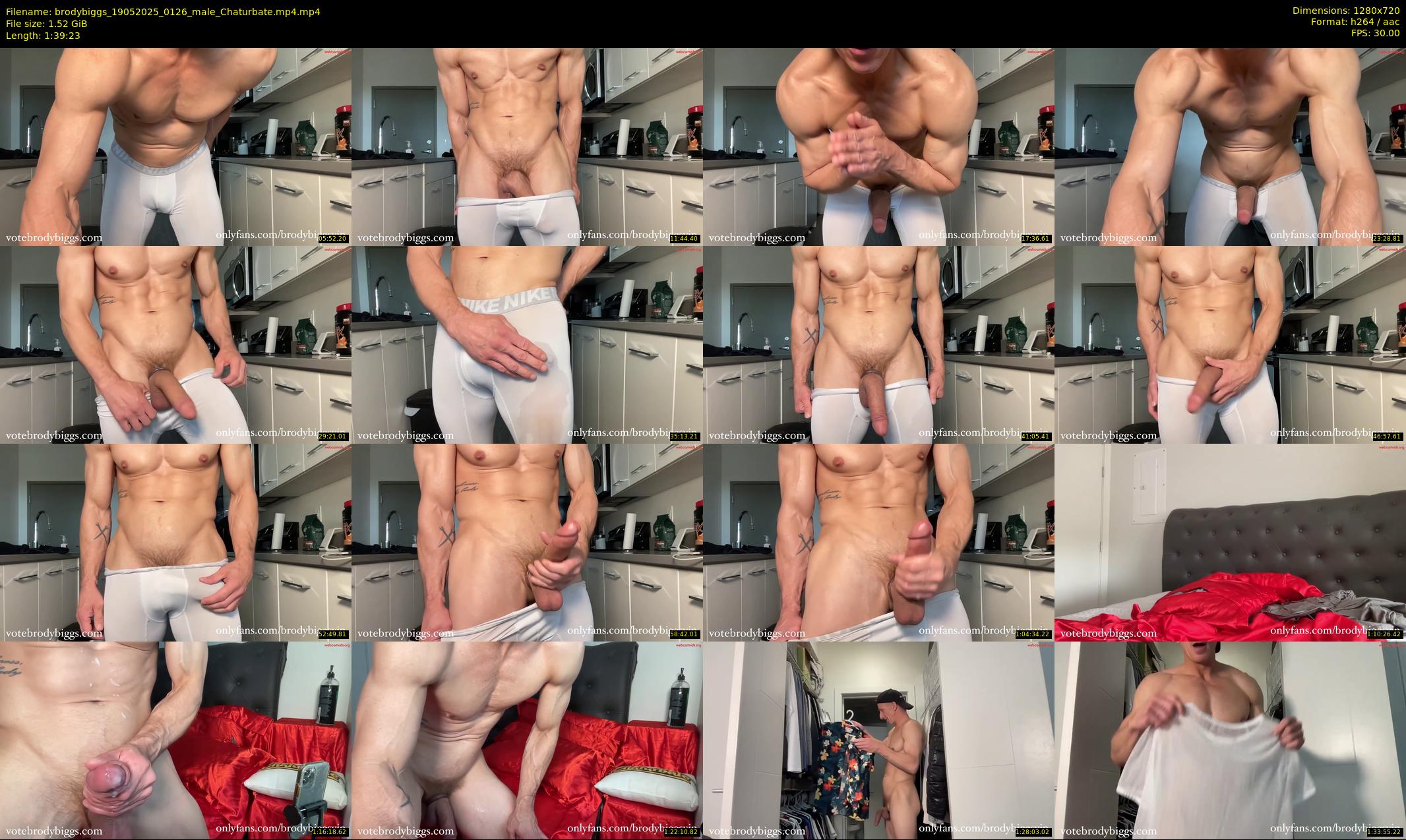 brodybiggs — 100 minute Chaturbate male cam show recording, 720p, May 19, 2025