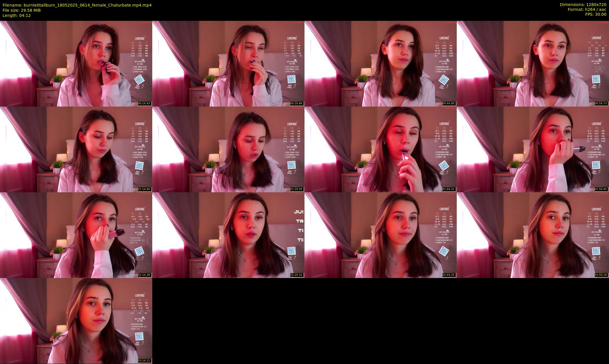 burnletitallburn — 5 minute Chaturbate female cam show recording, 720p, May 18, 2025