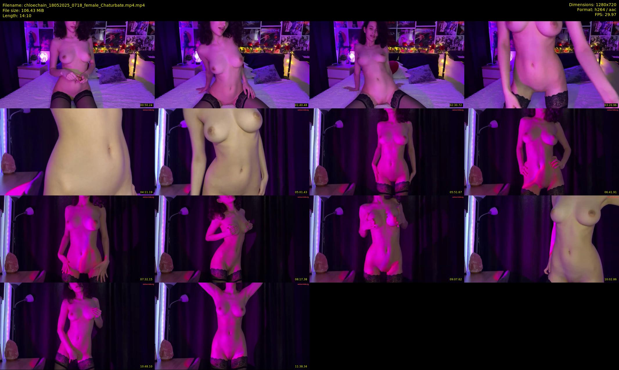 chloechain — 15 minute Chaturbate female cam show recording, 720p, May 18, 2025