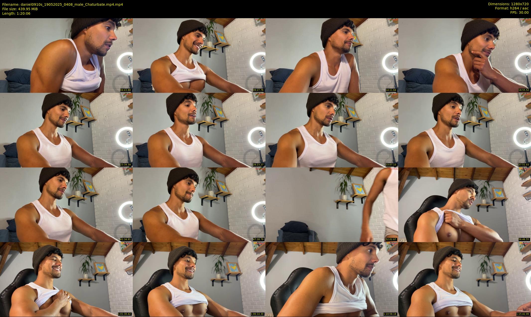 daniel0910s — 81 minute Chaturbate male cam show recording, 720p, May 19, 2025