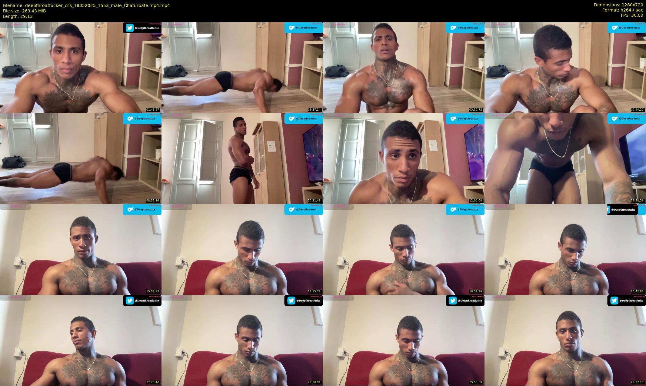 deepthroatfucker_ccs — 30 minute Chaturbate male cam show recording, 720p, May 18, 2025
