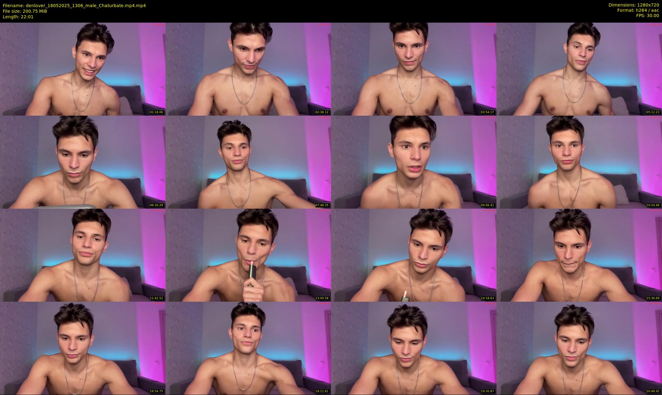 denlover — 23 minute Chaturbate male cam show recording, 720p, May 18, 2025