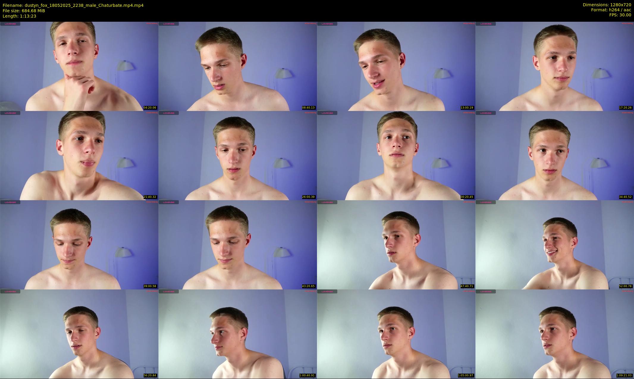 dustyn_fox — 74 minute Chaturbate male cam show recording, 720p, May 18, 2025