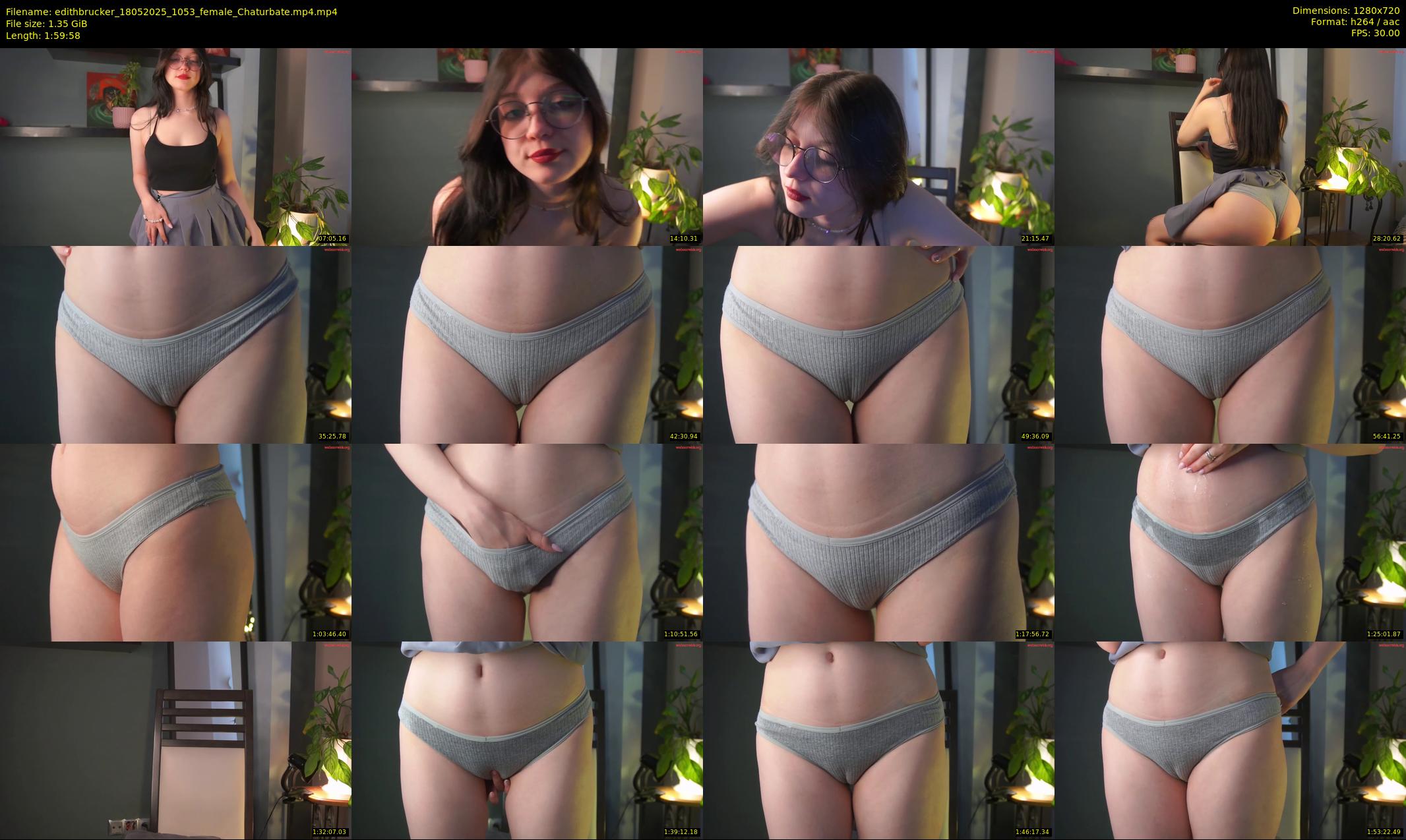 edithbrucker — 120 minute Chaturbate female cam show recording, 720p, May 18, 2025