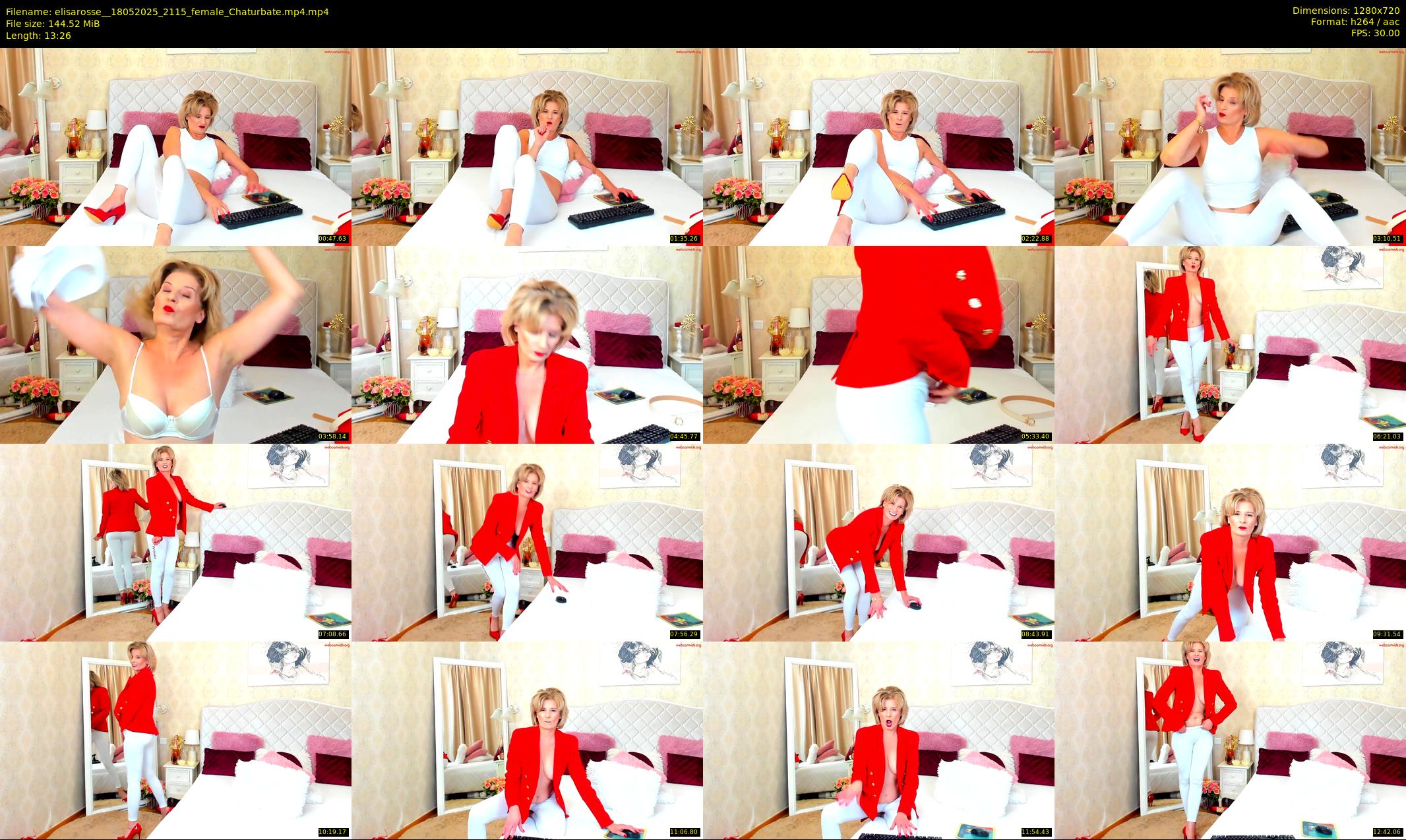 elisarosse_ — 14 minute Chaturbate female cam show recording, 720p, May 18, 2025
