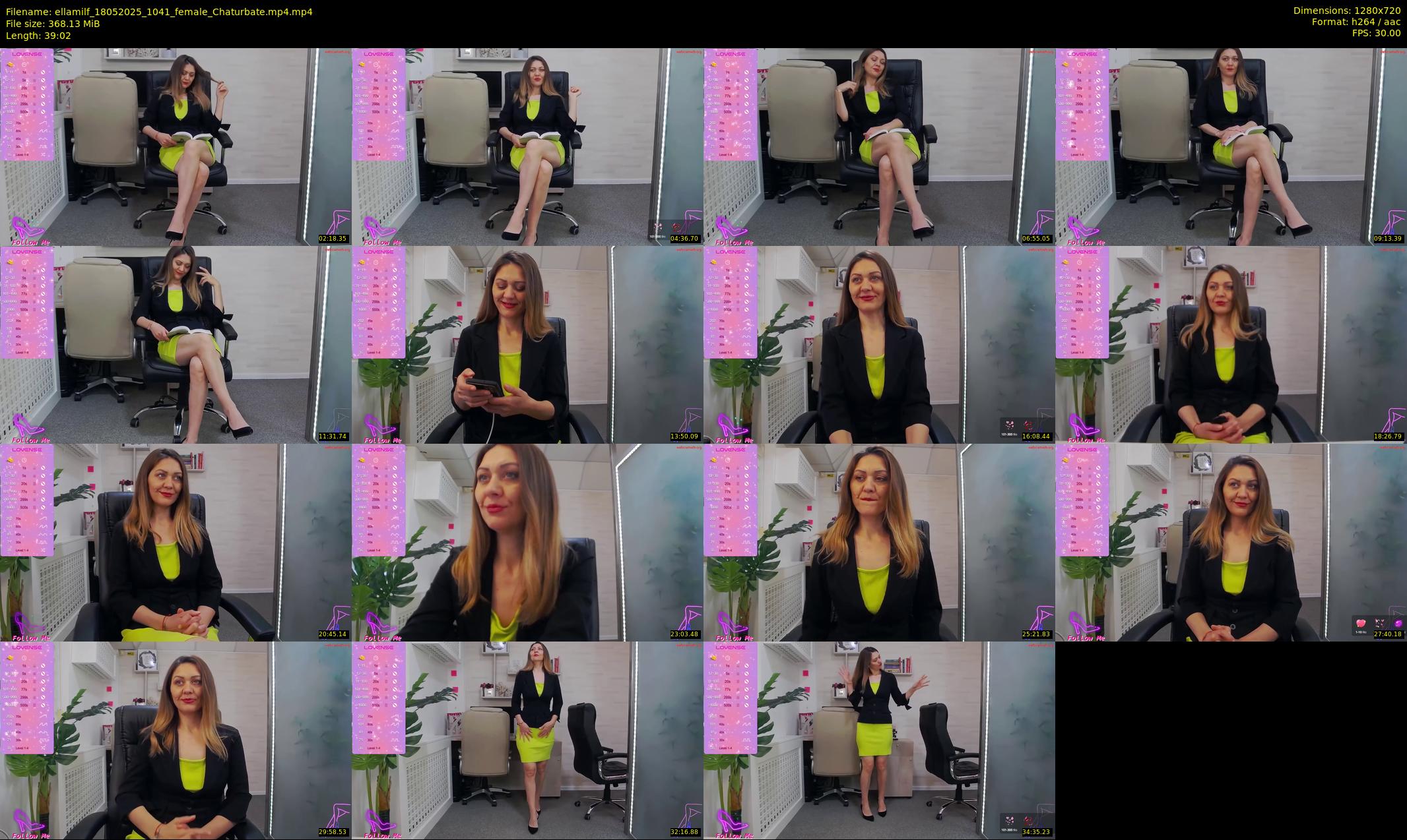 ellamilf — 40 minute Chaturbate female cam show recording, 720p, May 18, 2025