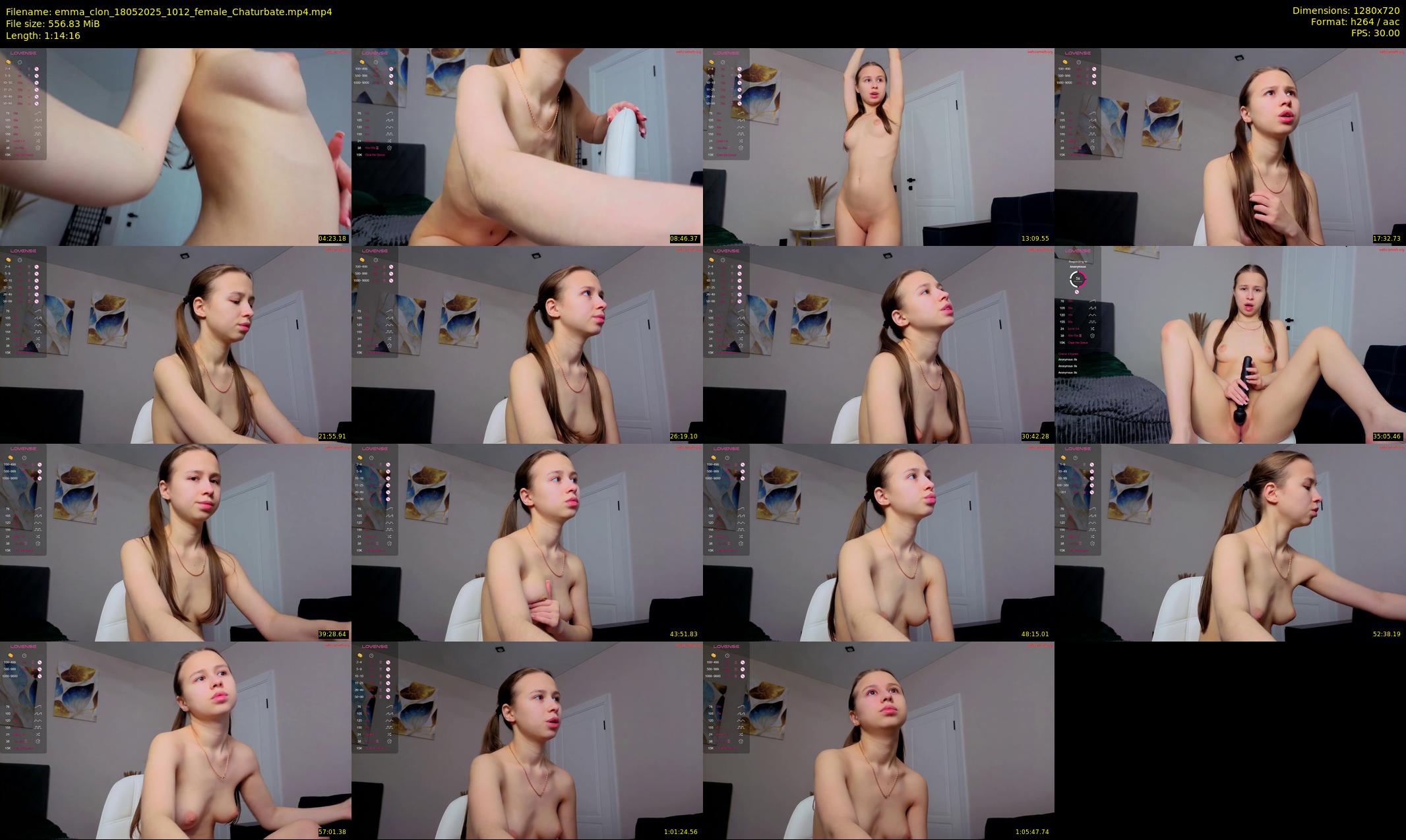 emma_clon — 75 minute Chaturbate female cam show recording, 720p, May 18, 2025