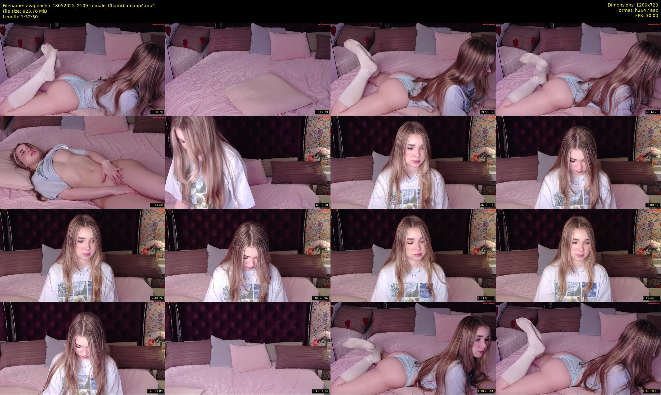evapeachh — 113 minute Chaturbate female cam show recording, 720p, May 18, 2025