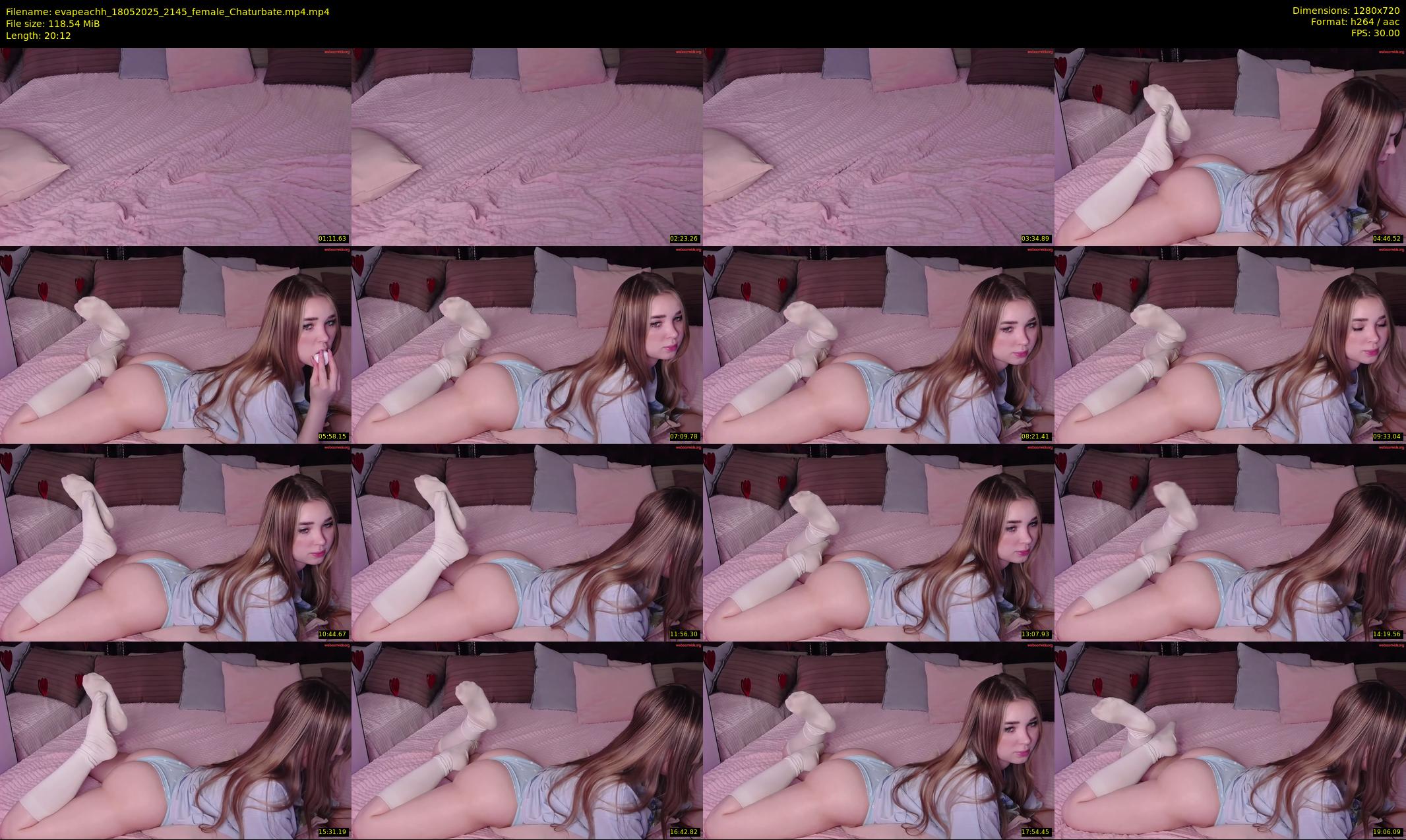 evapeachh — 21 minute Chaturbate female cam show recording, 720p, May 18, 2025