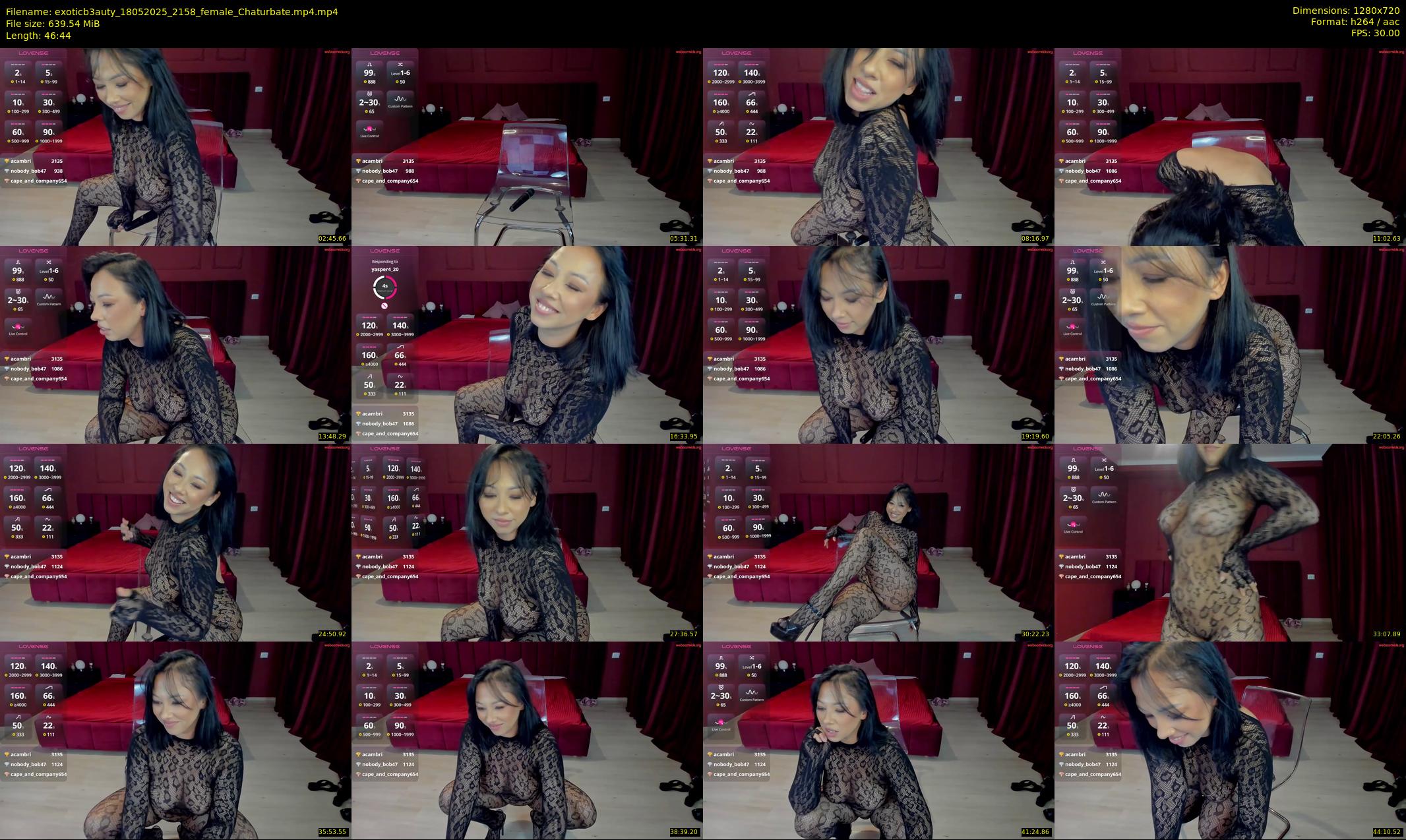 exoticb3auty — 47 minute Chaturbate female cam show recording, 720p, May 18, 2025