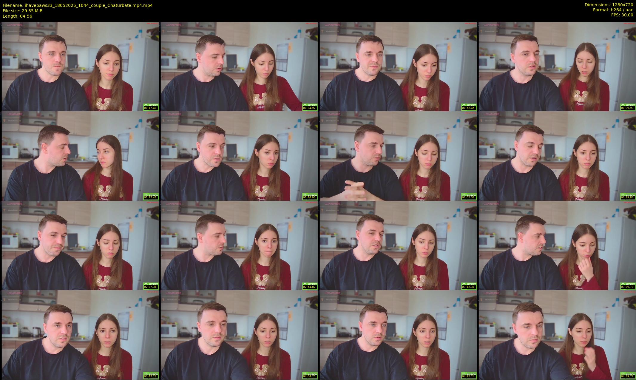 ihavepaws33 — 5 minute Chaturbate couple cam show recording, 720p, May 18, 2025
