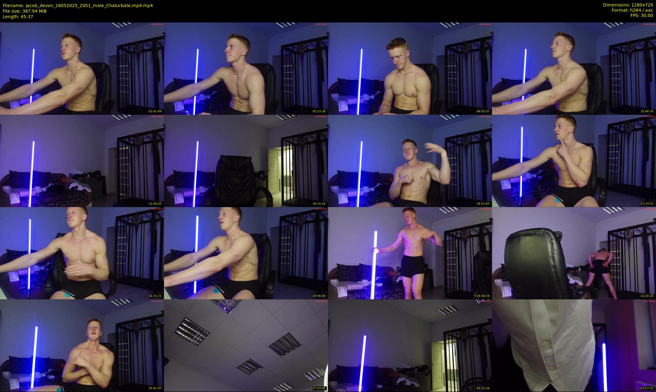 jacob_devon — 46 minute Chaturbate male cam show recording, 720p, May 18, 2025