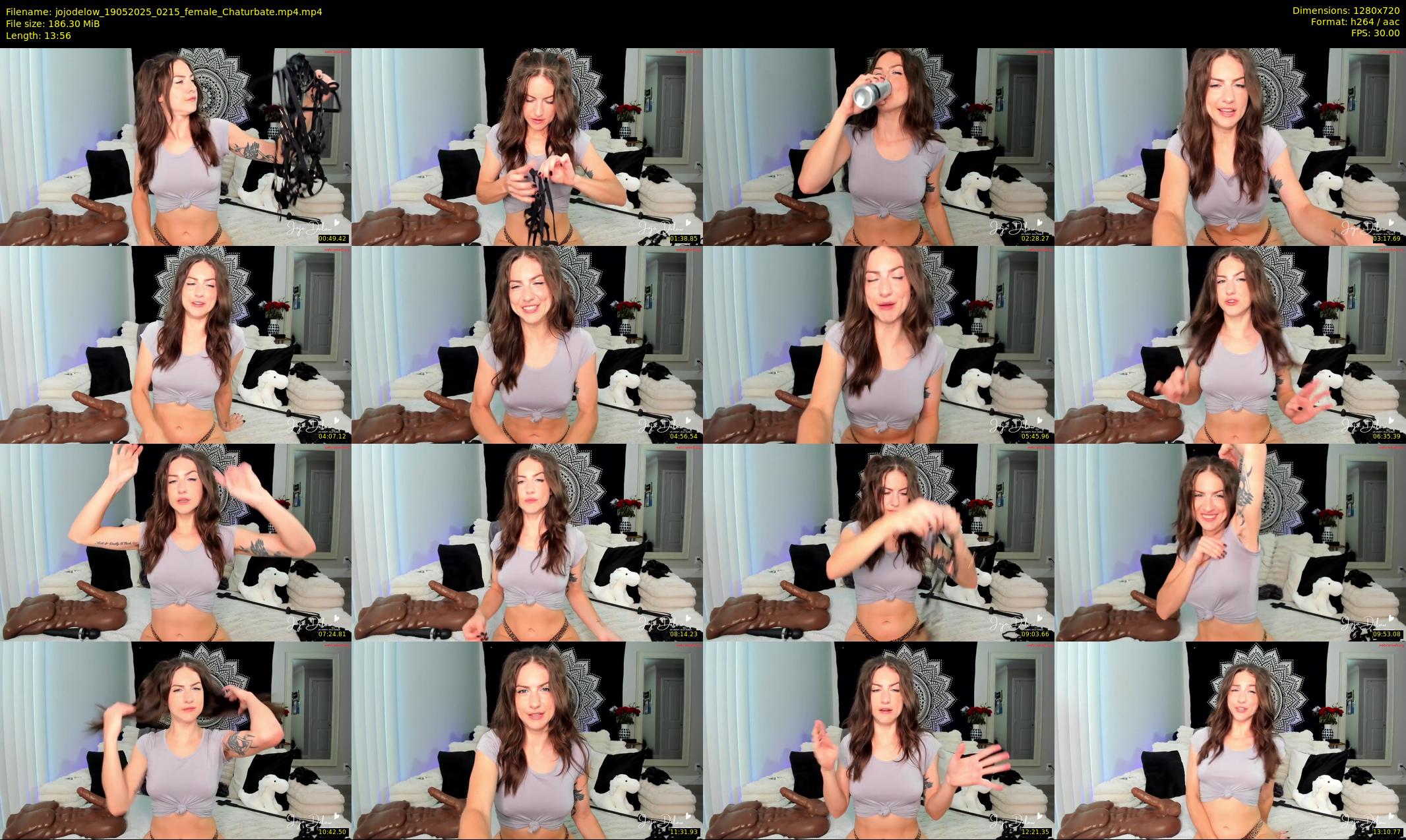jojodelow — 14 minute Chaturbate female cam show recording, 720p, May 19, 2025