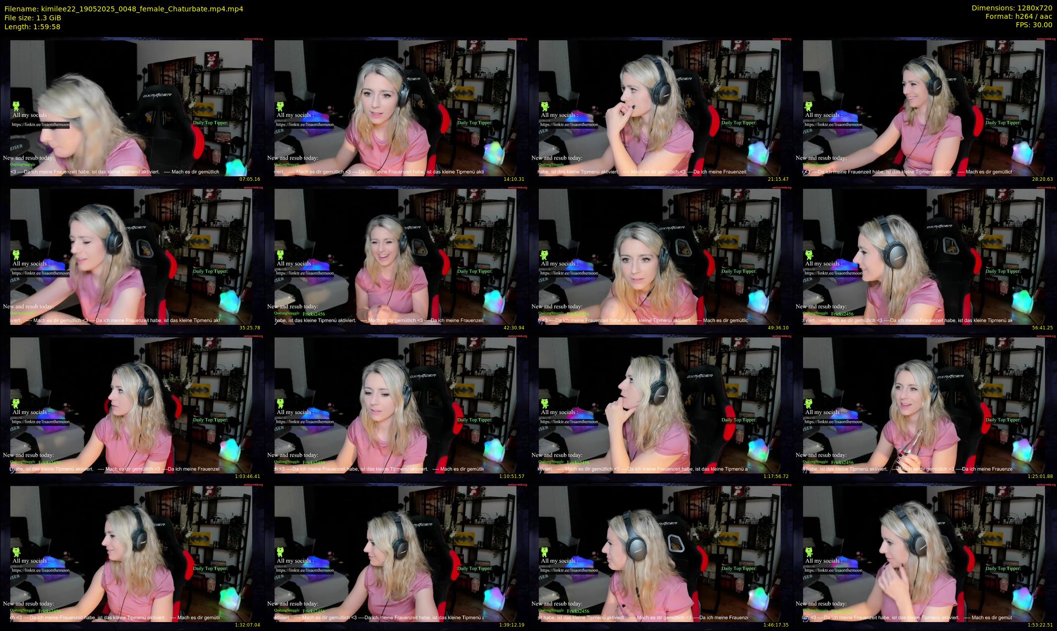 kimilee22 — 120 minute Chaturbate female cam show recording, 720p, May 19, 2025